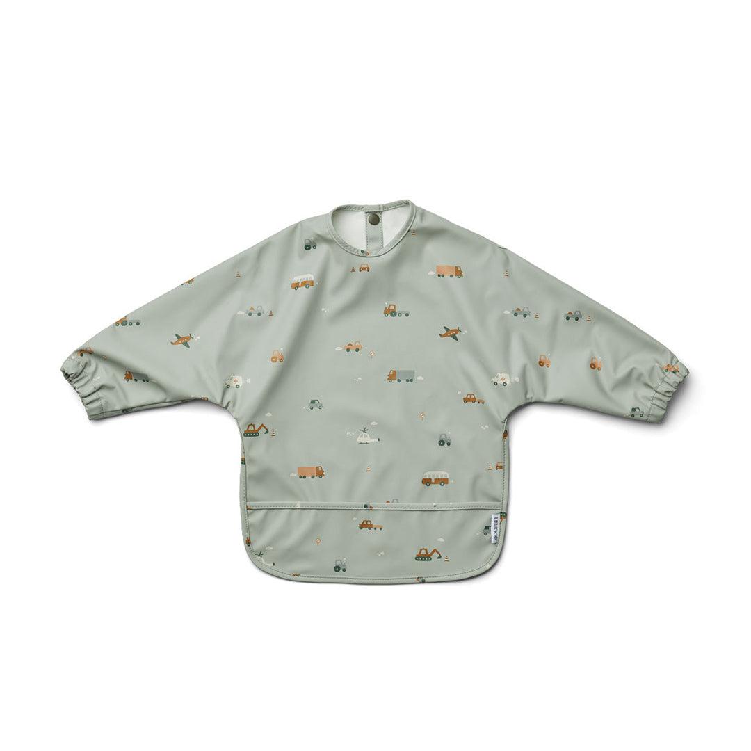  Liewood Merle Cape Bib - Vehicles - Dove Blue Mix、mySite、merchandisen