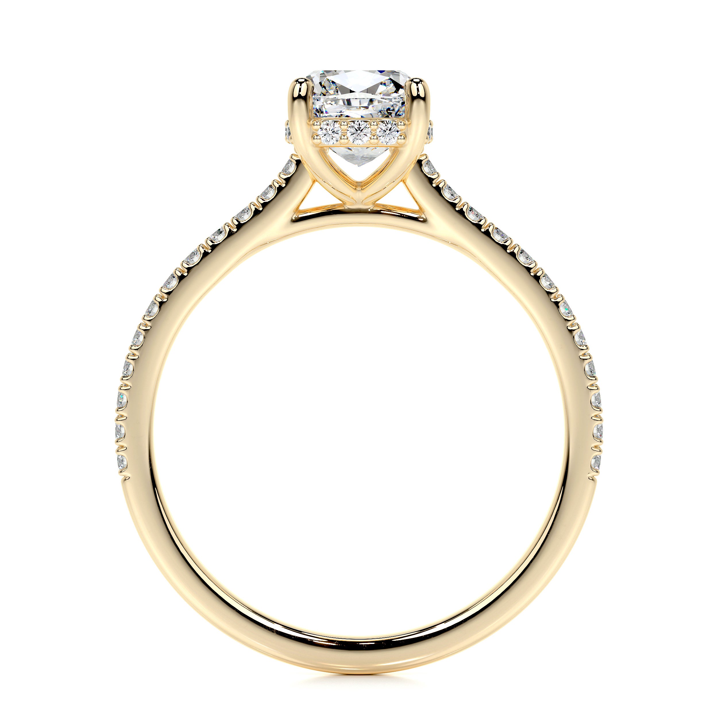 Deandra Lab Grown Diamond Ring -18K Yellow Gold、mySite、hinf8tx79