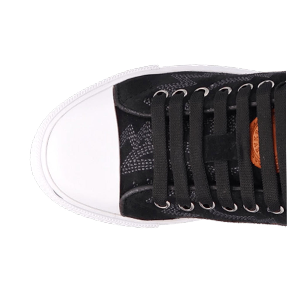 Campus Embroidered Lace Up Sneakers、mySite、gtrtttuynbv