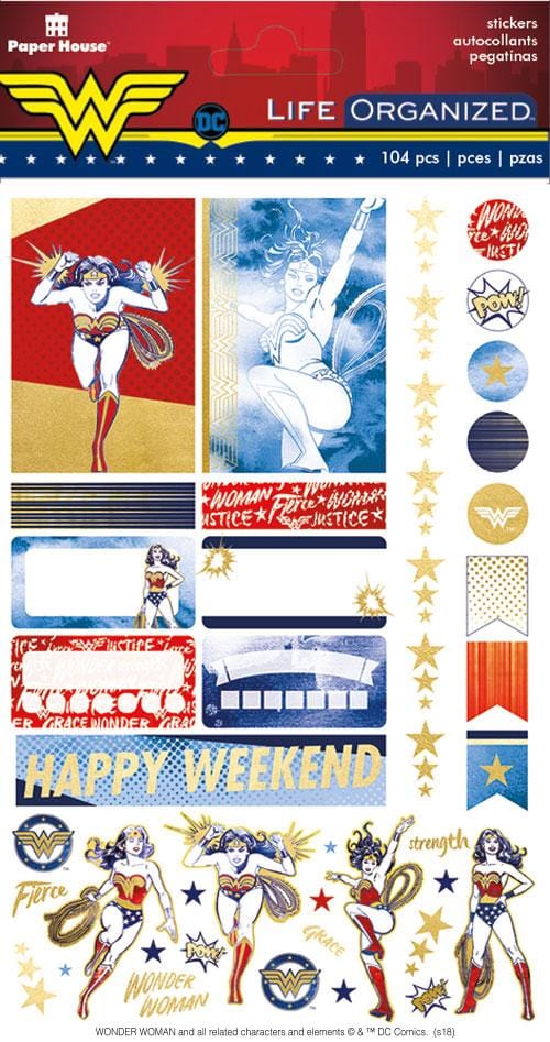  Planner Stickers - Wonder Woman、mySite、ghnorth