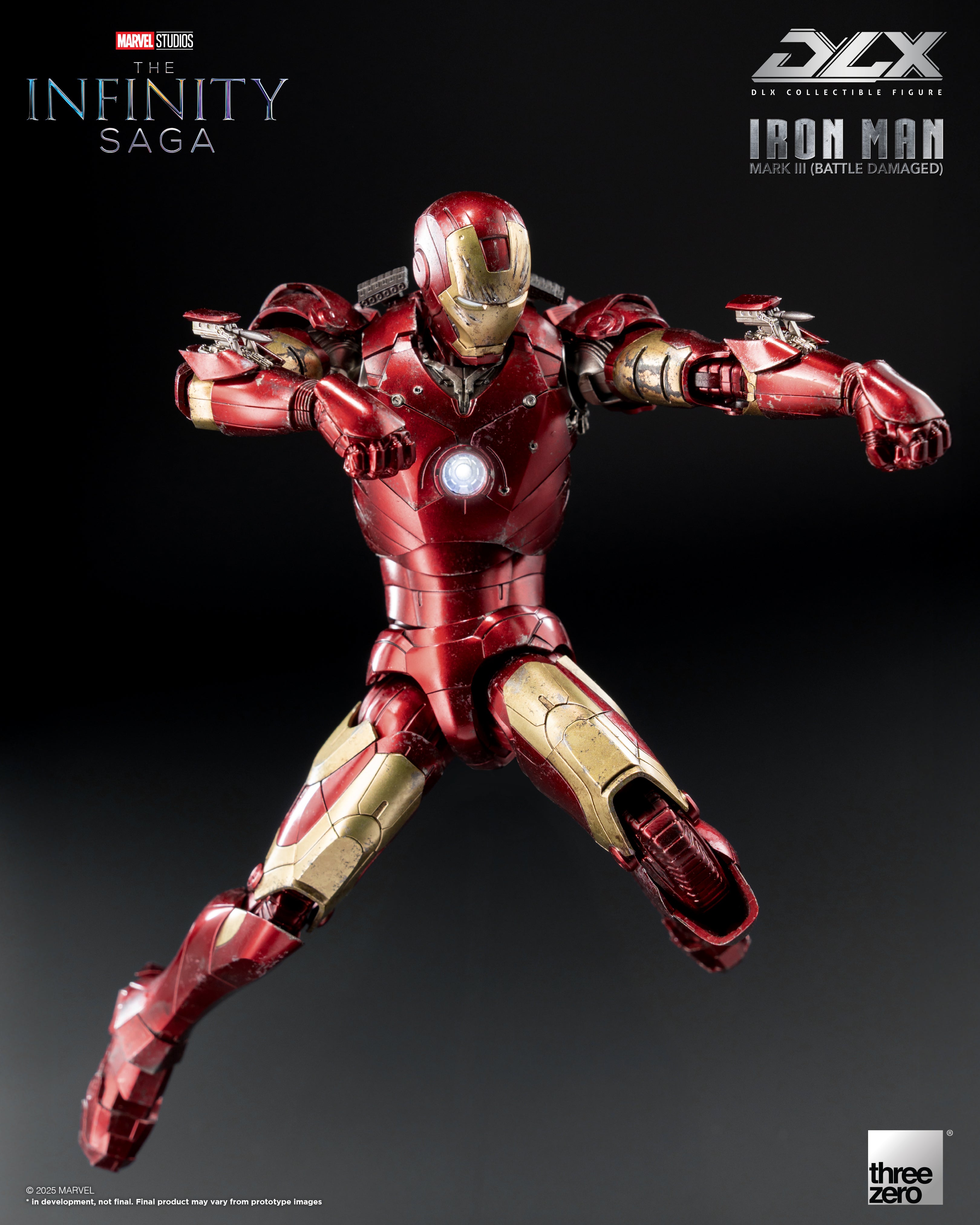 Threezero Marvel Studios: The Infinity Saga DLX Iron Man Mark 3 (Battle Damaged)、mySite、hgirdovlk