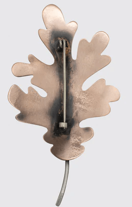  Small Copper and Silver Oak Leaf Pin、mySite、elrpsem3k