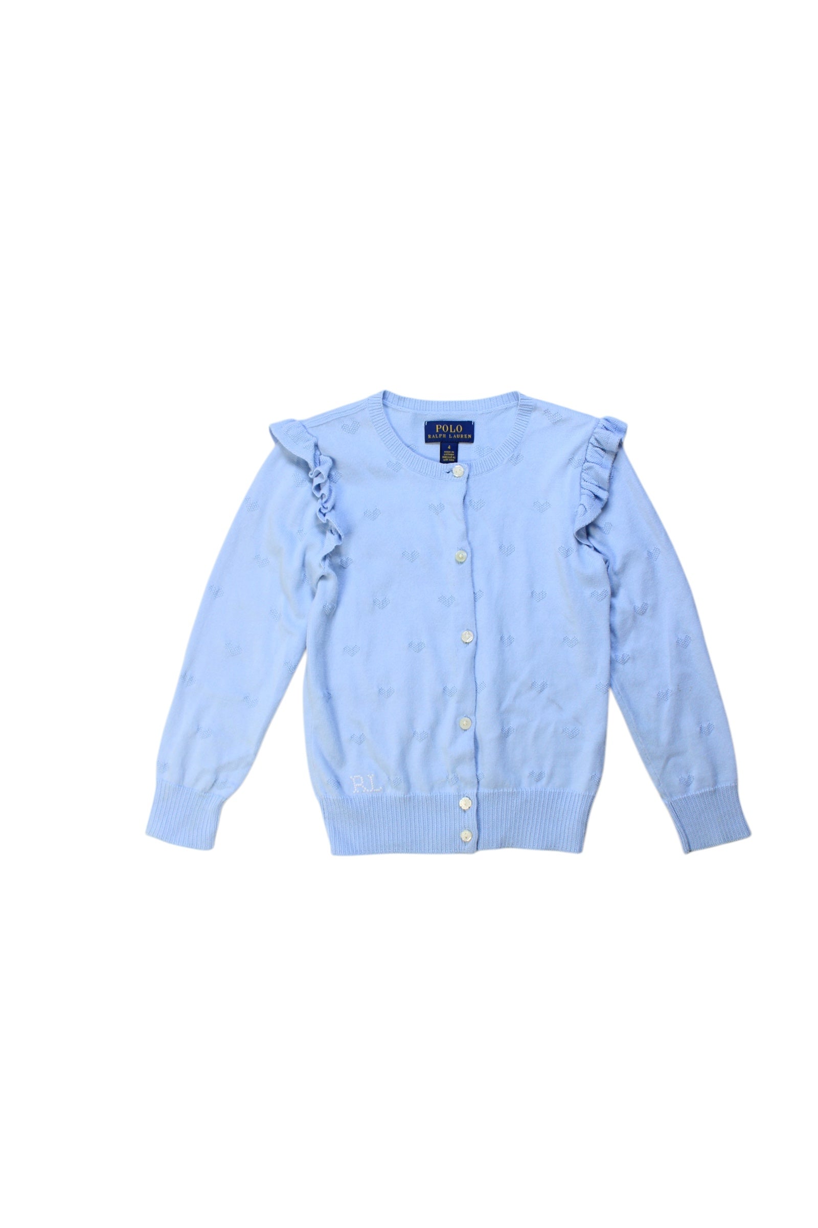 Polo Ralph Lauren Ruffled Cardigan Size 4T、mySite、g9winljtr