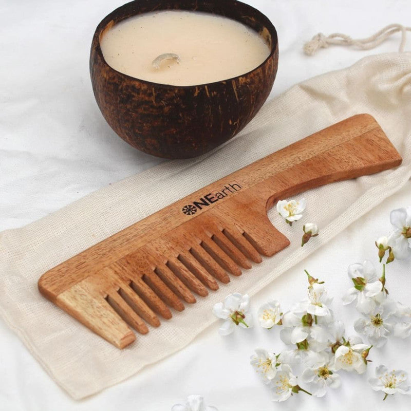 Wooden Handle Comb | Brown、mySite、camillekostekn