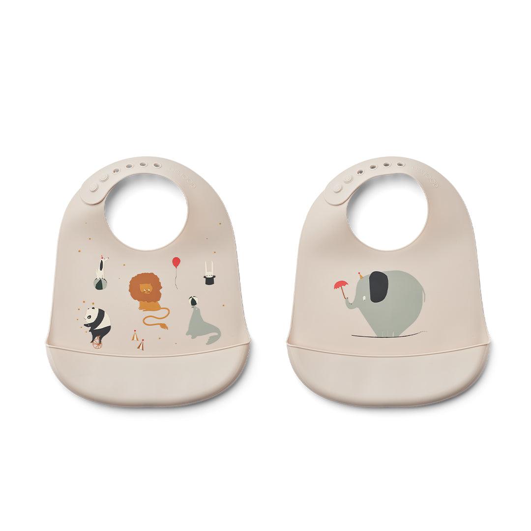  Liewood Tilda Printed Bib 2-Pack - Circus / Sandy、mySite、merchandisen