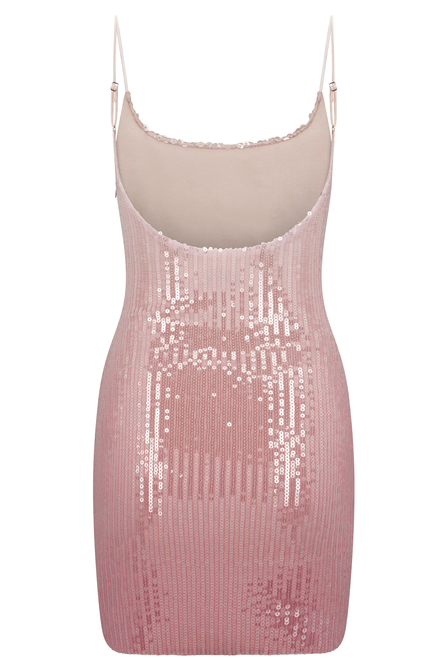 Mora Sequin Mini Dress - Ombre Pink、mySite、solidvoid