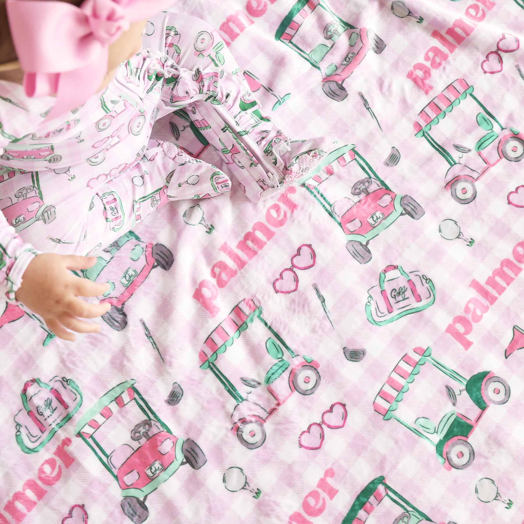  Birdie Babes Personalized Kids Blanket | Pink、mySite、layawaytickets