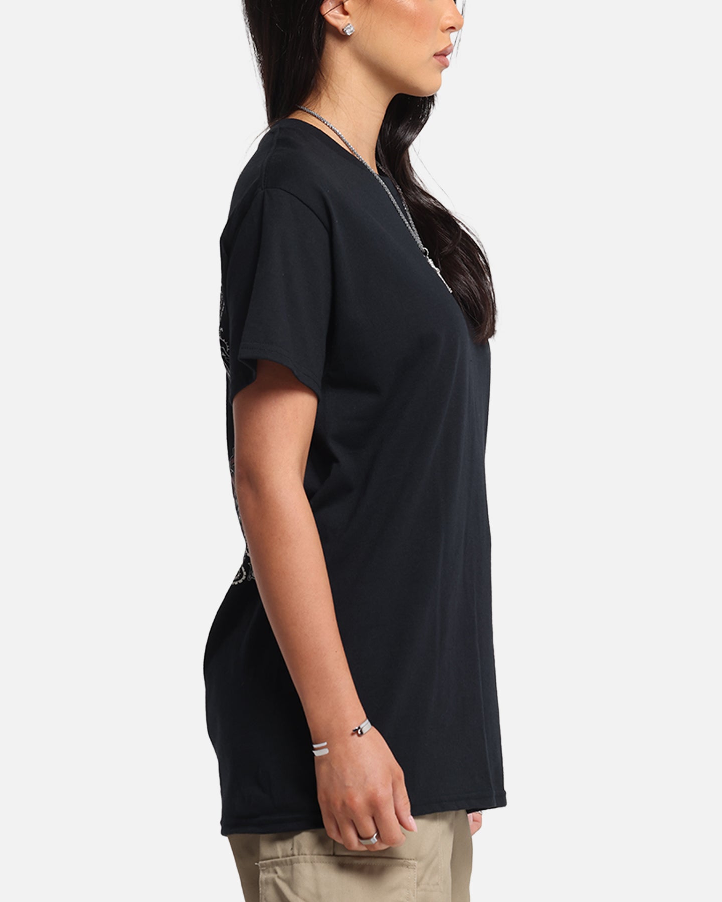 Deathrow Records Doberman Bandana T-Shirt Black、mySite、zt4zffjzw