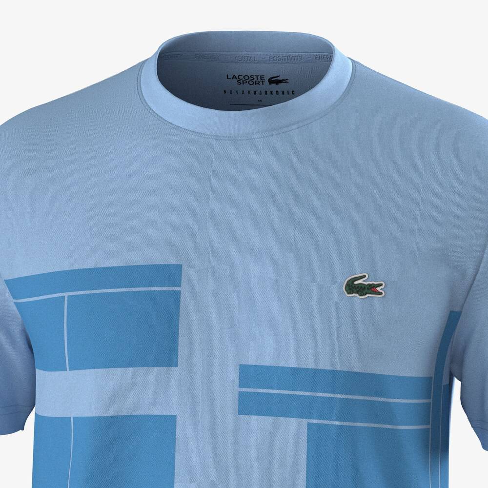 Lacoste Men's x Novak Djokovic Top Tee (Blue)