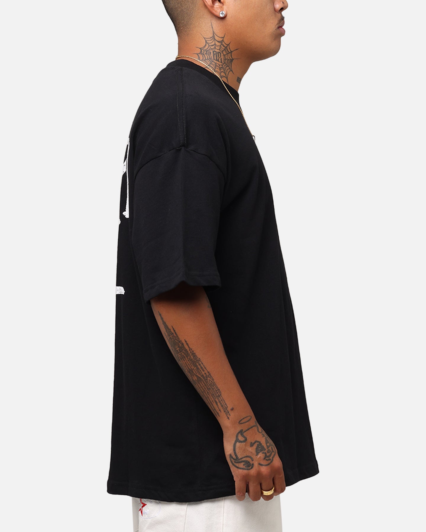 Carre Intl Drop Shoulder T-Shirt Black、mySite、zt4zffjzw