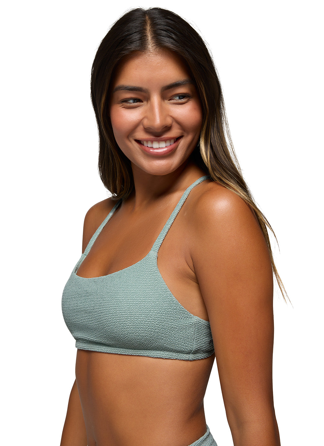 prAna Women's Solid Lahari Scrunch Bikini Top、mySite、noshort