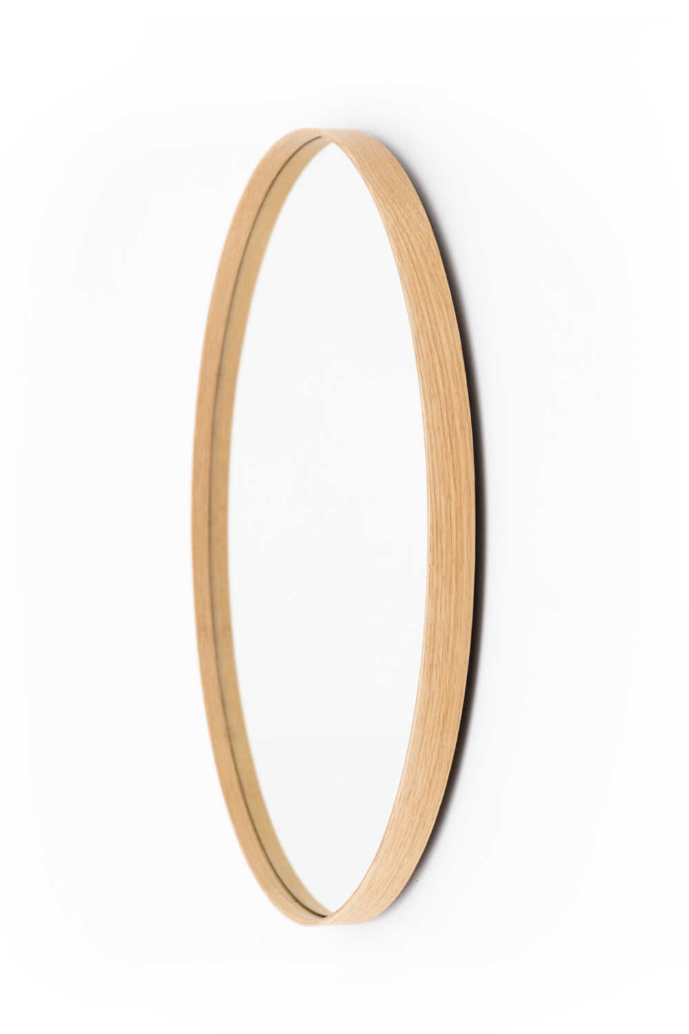 Oak Wooden Round Wall Mirror | Wireworks Glance 660、mySite、neckold
