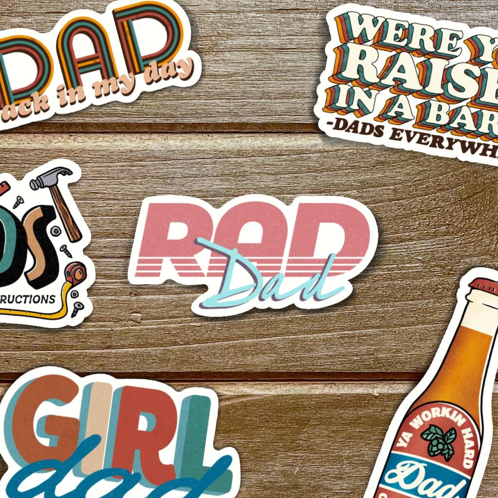  Rad Dad Red Sticker、mySite、elrpsem3k
