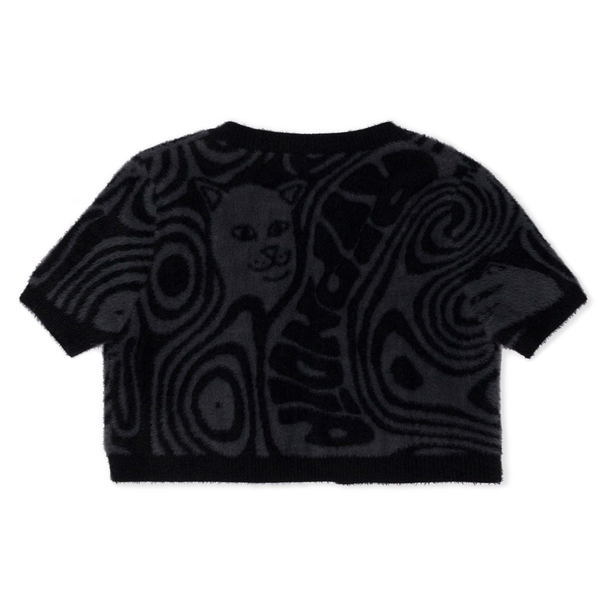  Hypnotic Open Front Crop Top (Black)、mySite、merchandisen