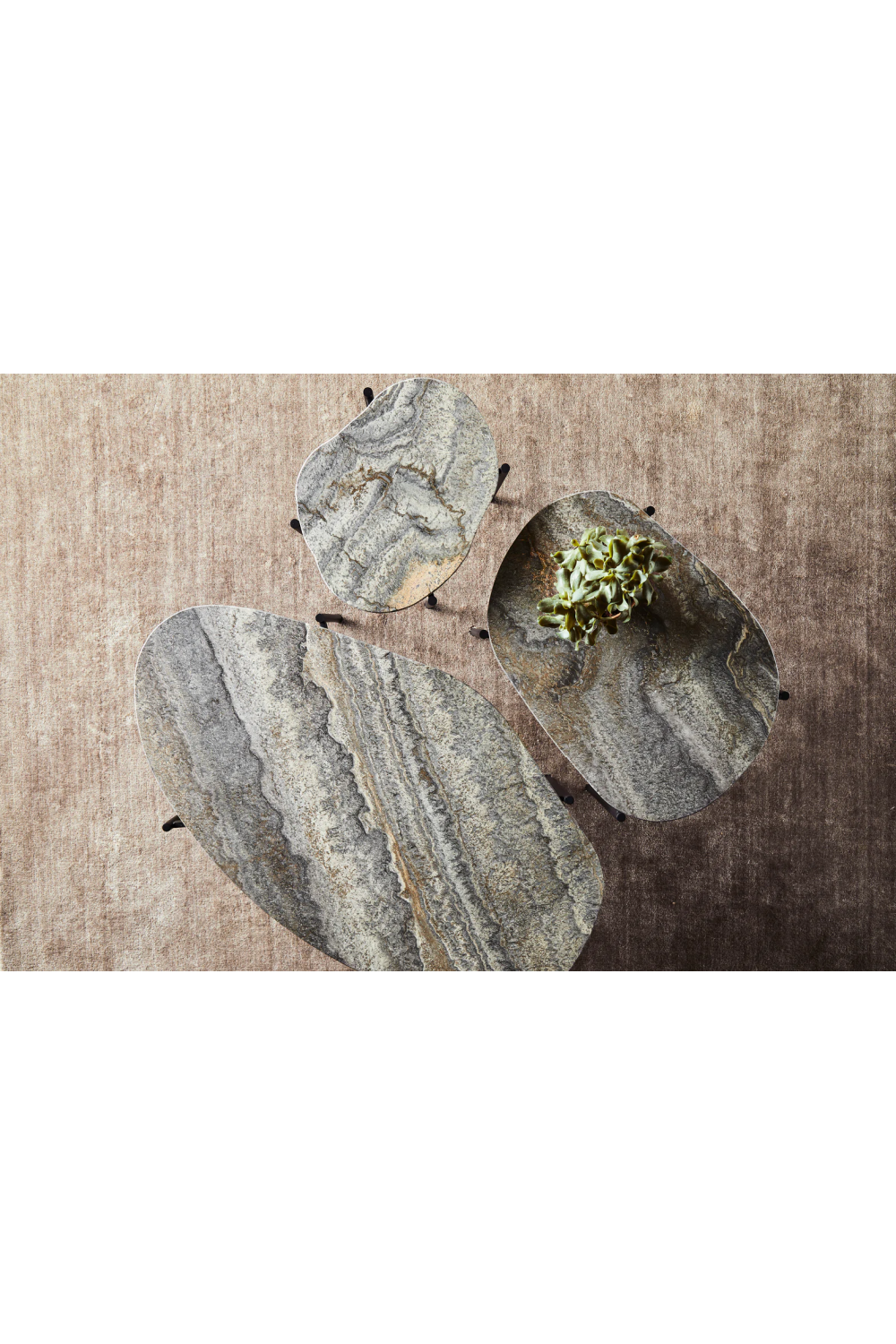 Travertine Organic Occasional Table S | WOUD La Terra、mySite、neckold