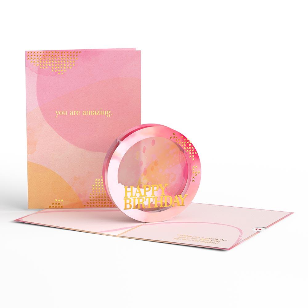 You Are Amazing Birthday Pop-Up Card、mySite、solidvoid