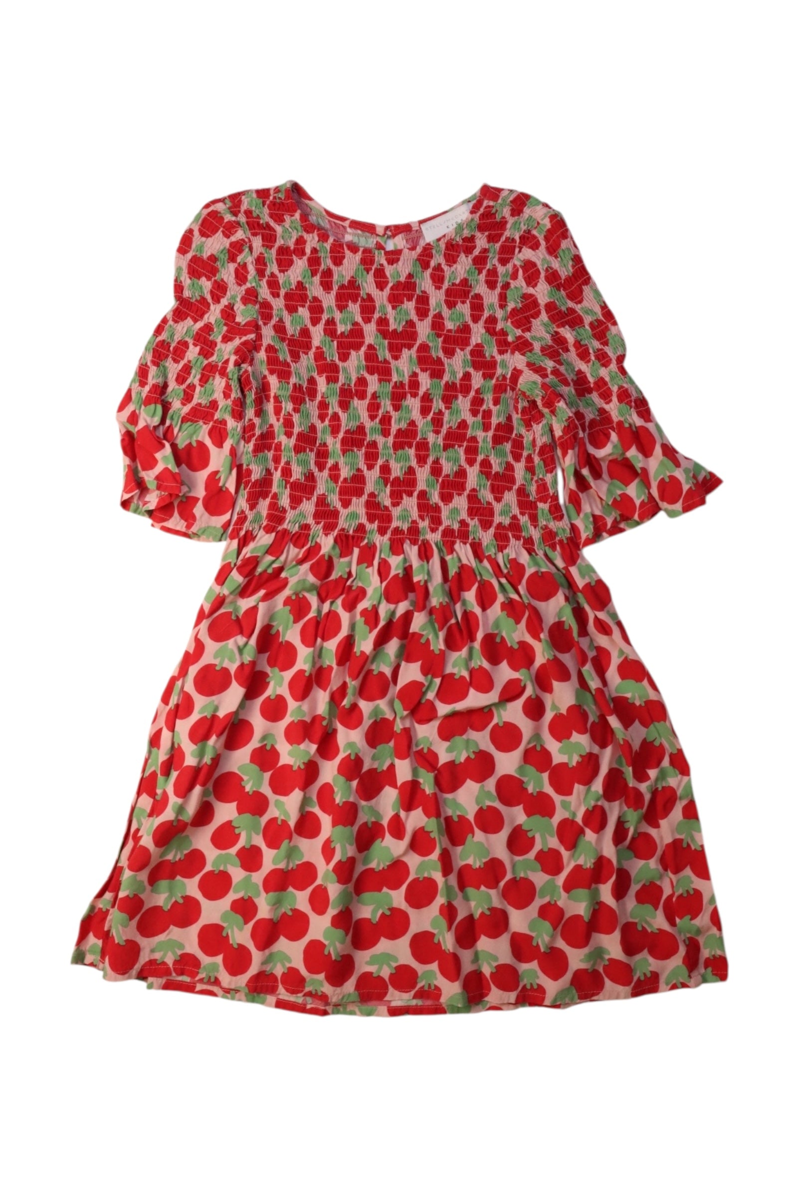 Stella McCartney Cherry Print Long Sleeve Dress 4T、mySite、g9winljtr