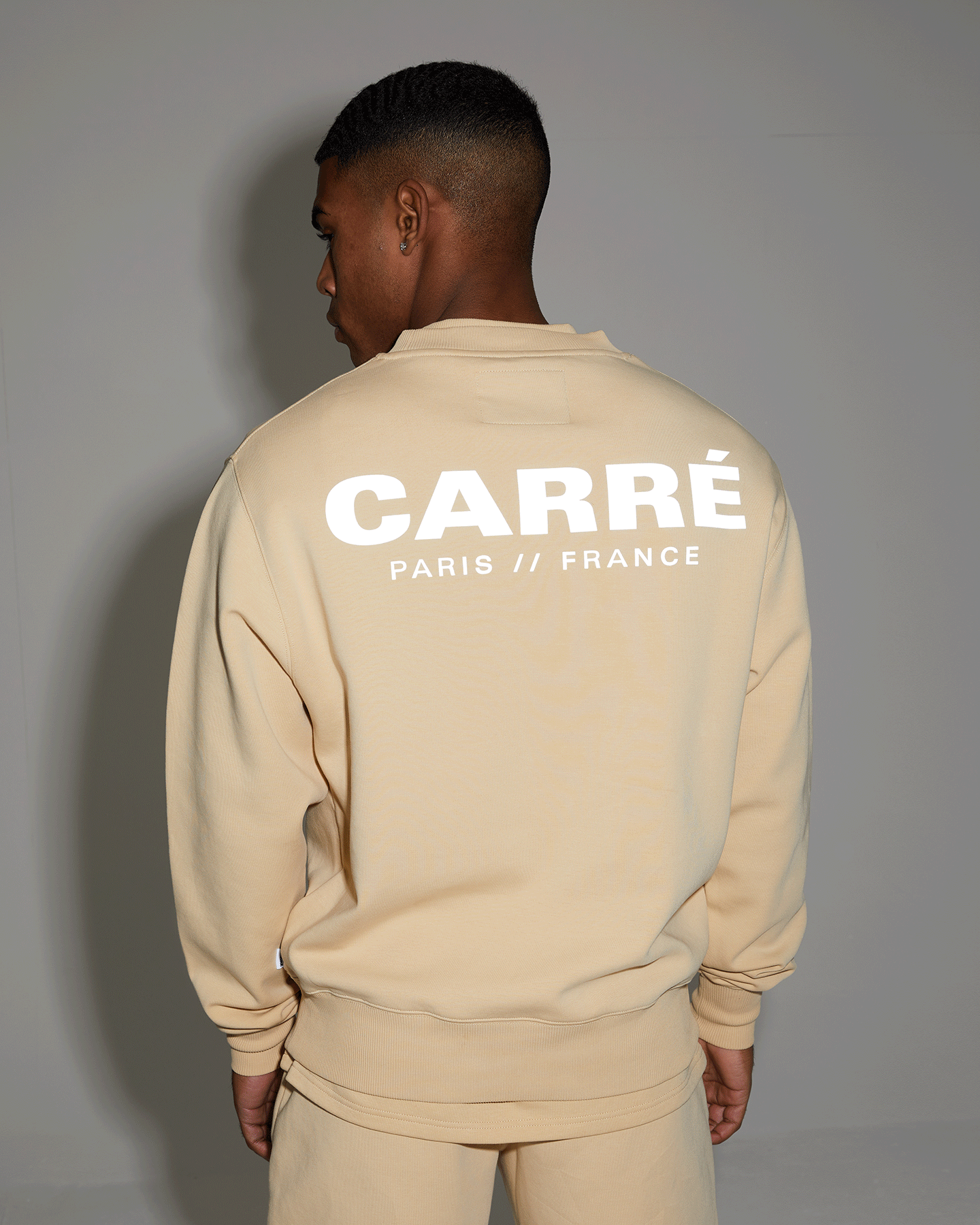 Carre Premium Motion Crewneck Cappuccino/Grey、mySite、zt4zffjzw