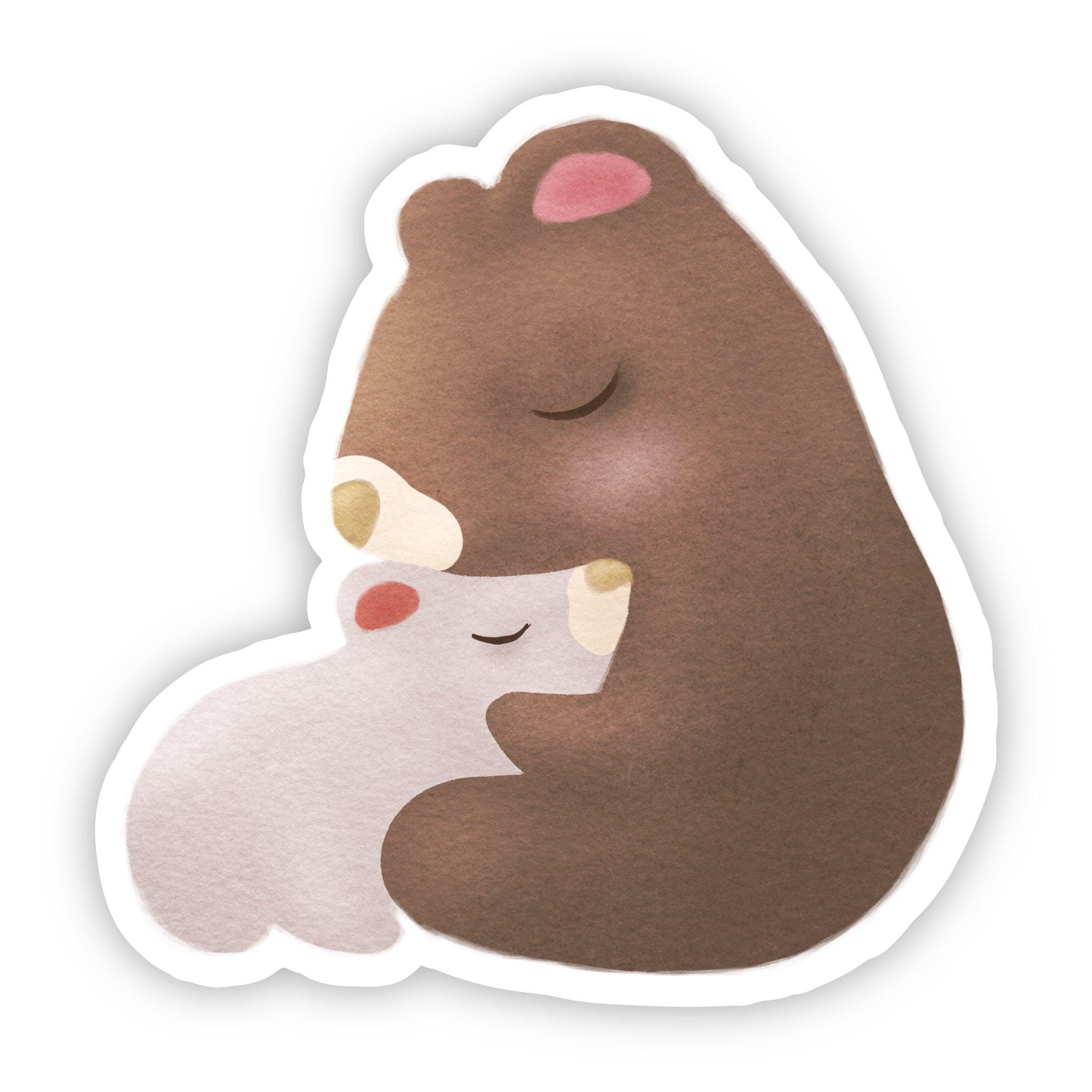  Bear and Cub Mom Sticker、mySite、elrpsem3k