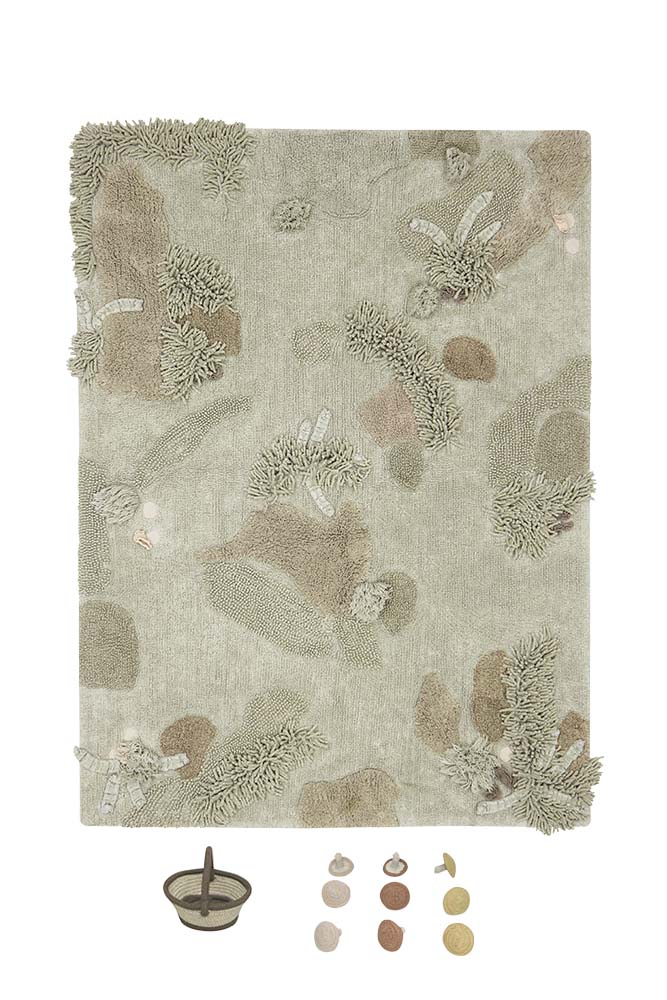 WASHABLE PLAY RUG MUSHROOM FOREST、mySite、gigharbornorthrealestate