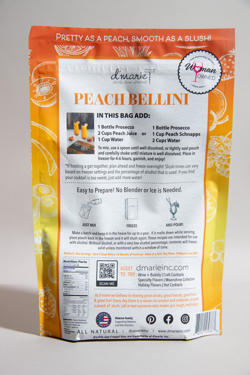Peach Bellini Cocktail Slush Mix、mySite、hinf8tx79