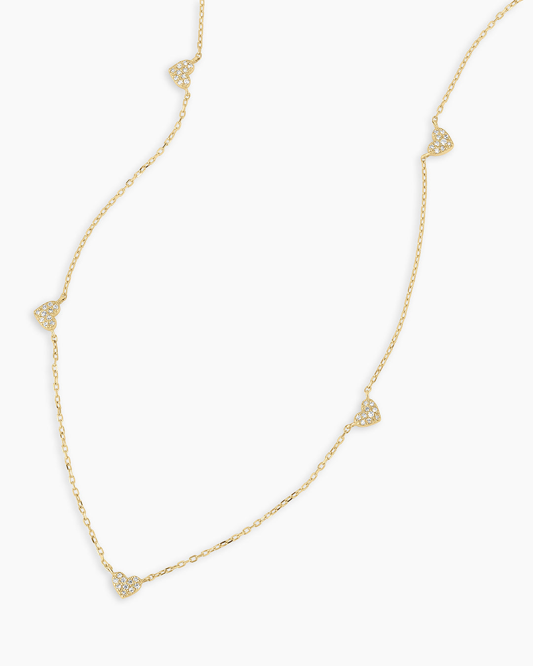 Diamond Pavé 5 Heart Necklace、mySite、hinf8tx79