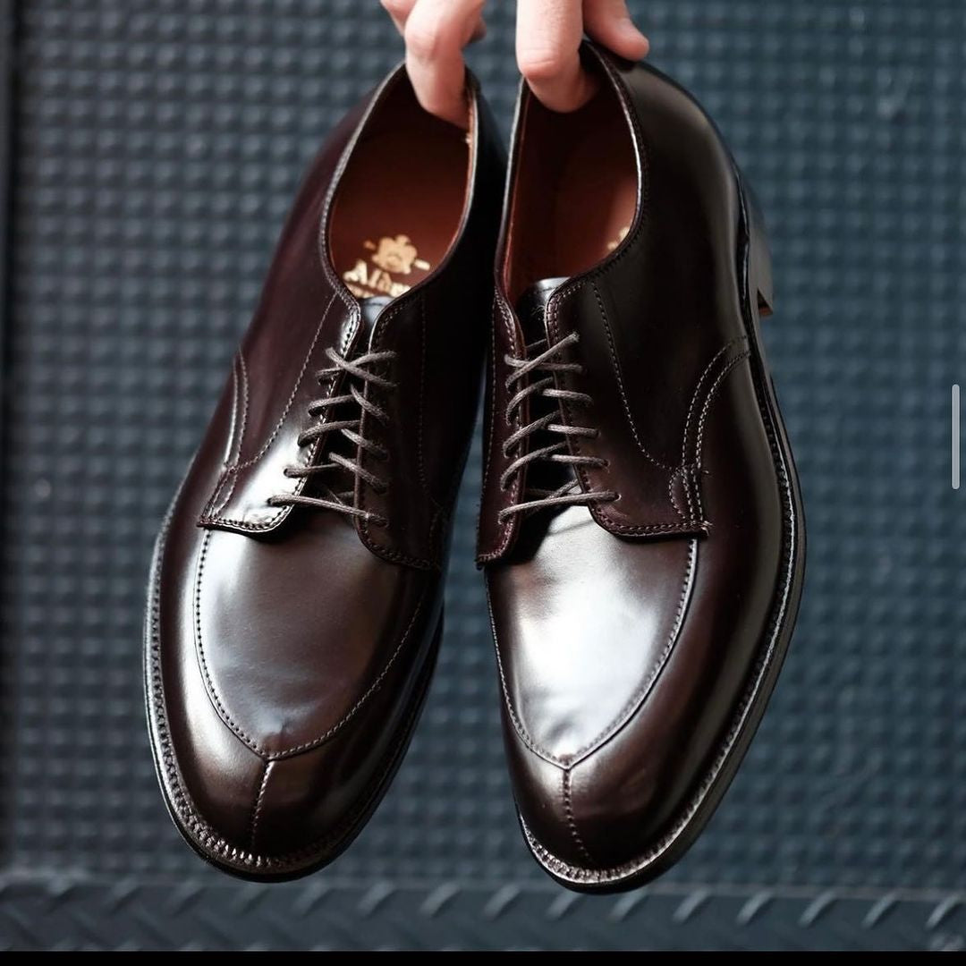  D6616 - V-Tip Split Toe Blucher in Color 8 Shell Cordovan、mySite、preschool7hills