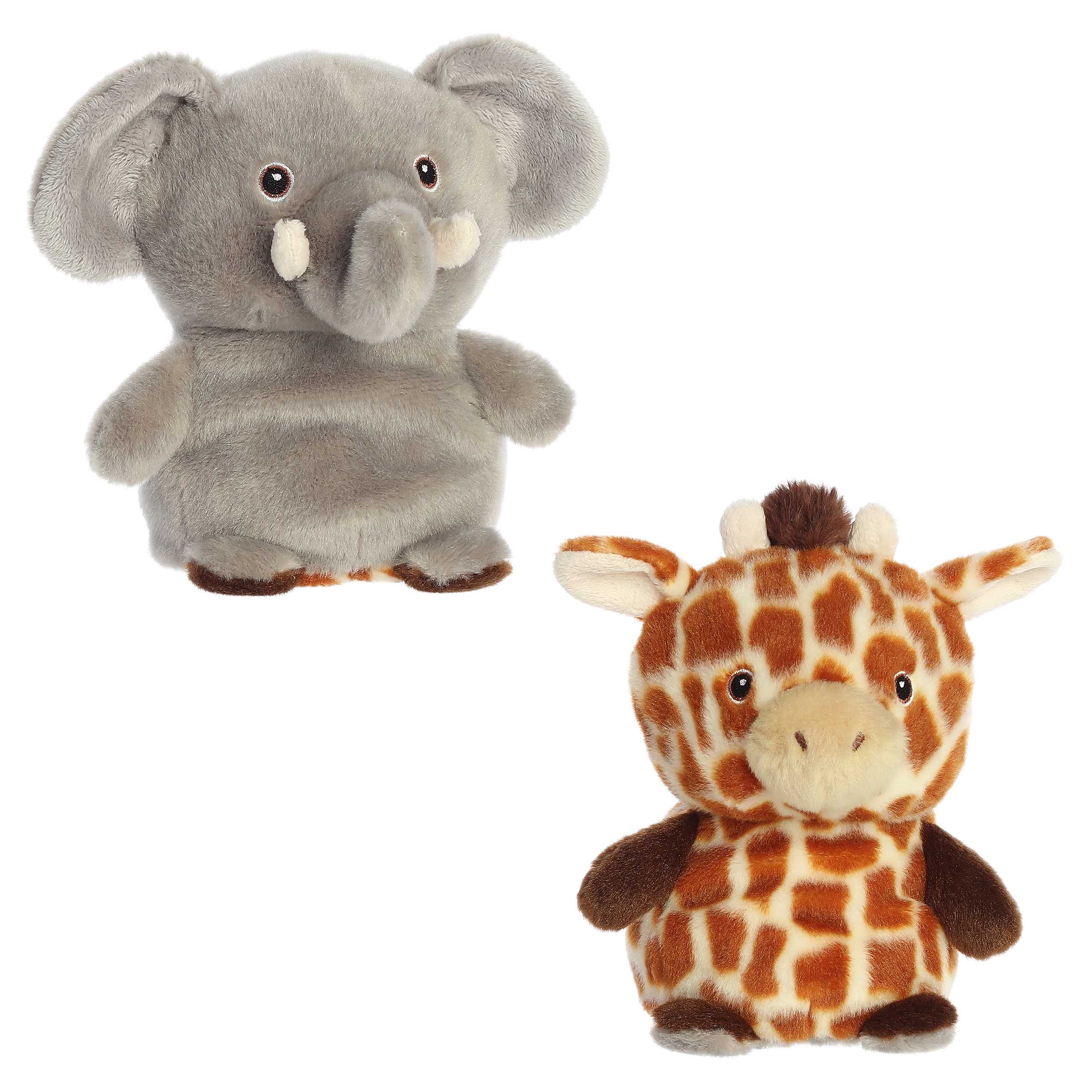 Aurora® - Eco Nation™ - Reversible Eco Pairs - 6.5 Elephant and Giraffe、mySite、g9winljtr
