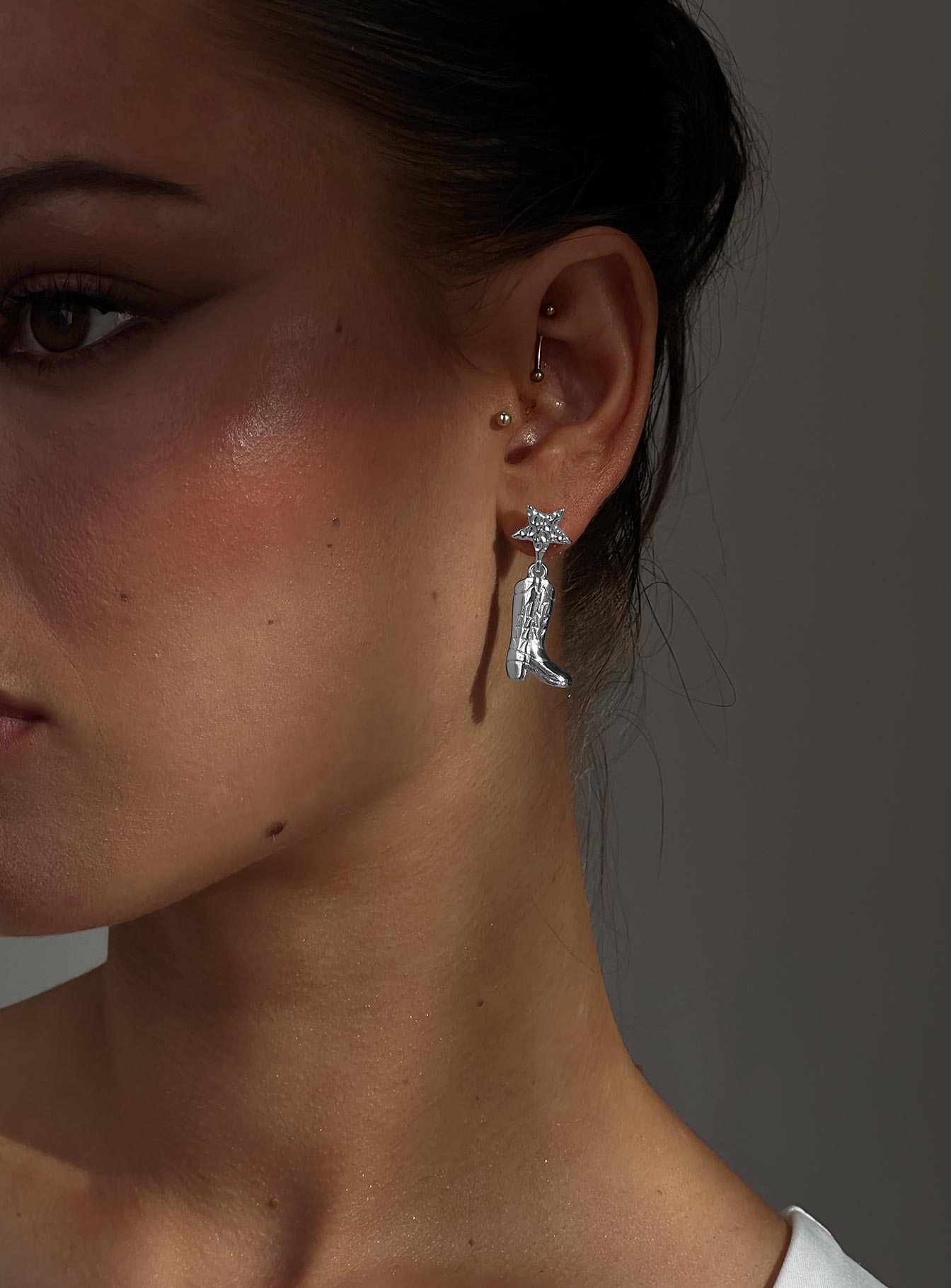 Starstruck Earrings Silver、mySite、solidvoid