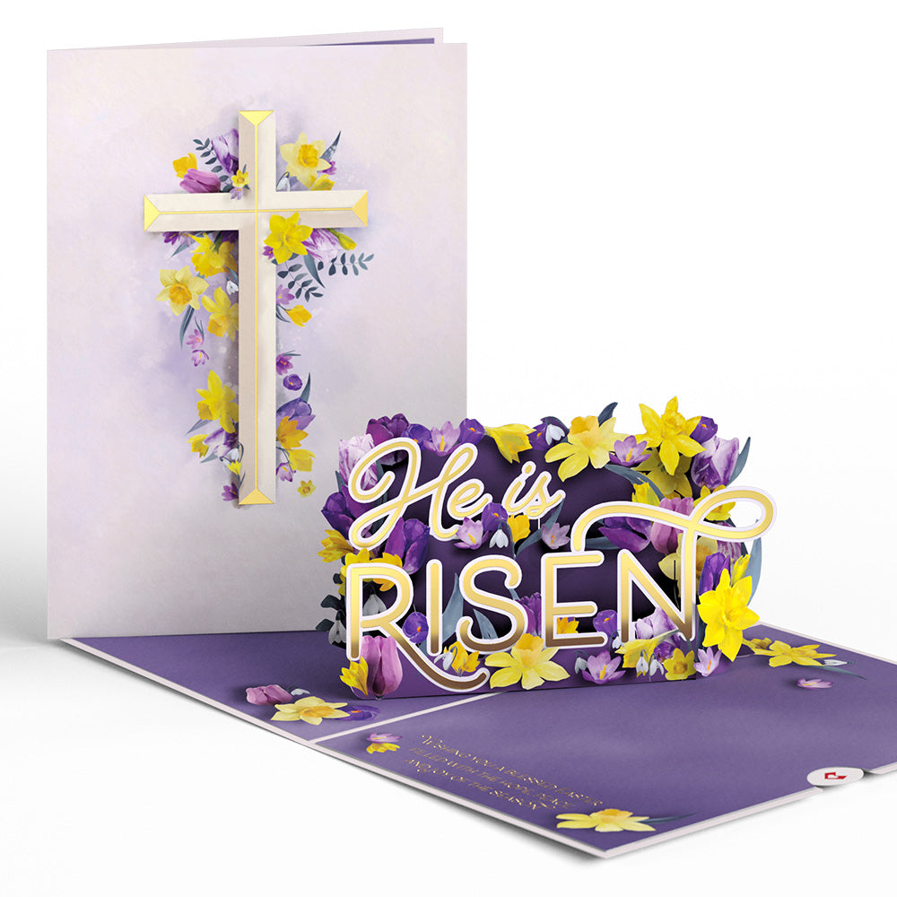 Easter He is Risen Pop-Up Card、mySite、solidvoid