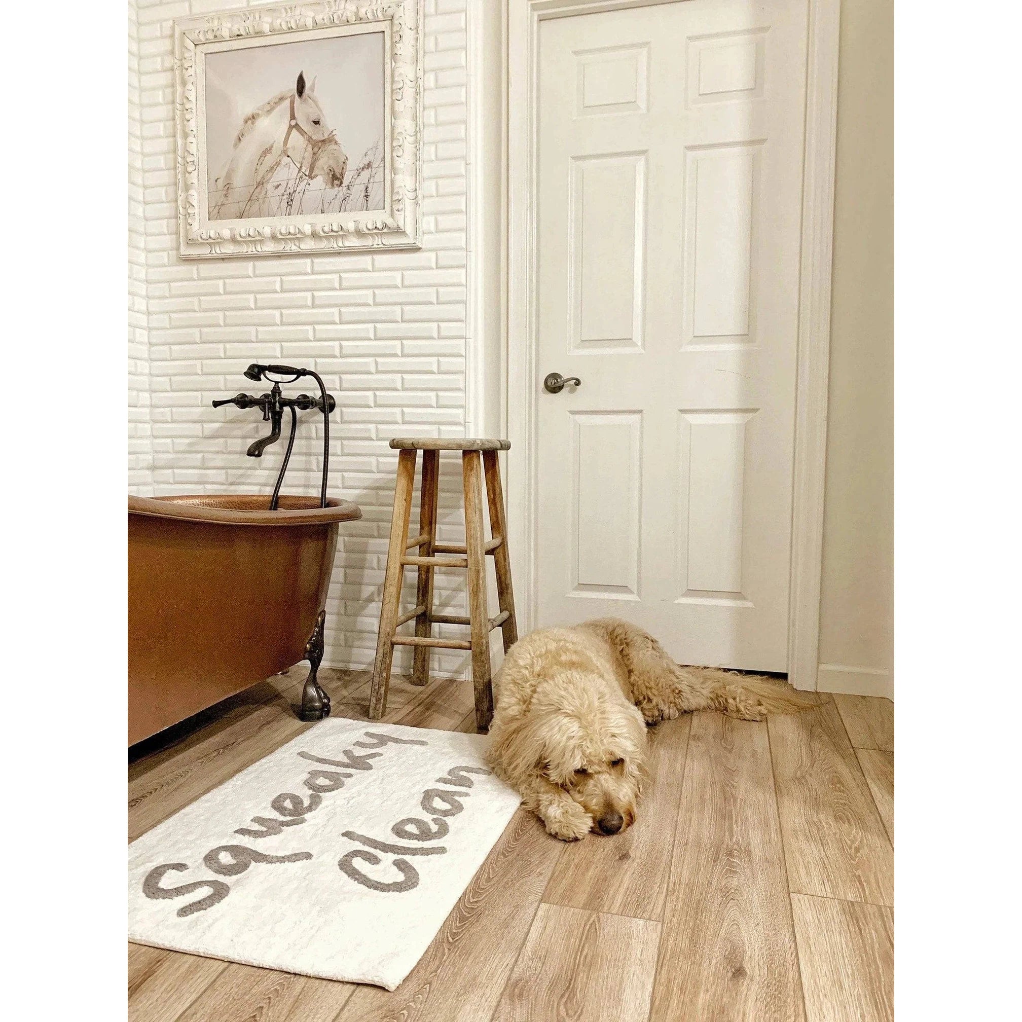 Squeaky Clean Washable Cotton Bath Mat、mySite、gigharbornorthrealestate