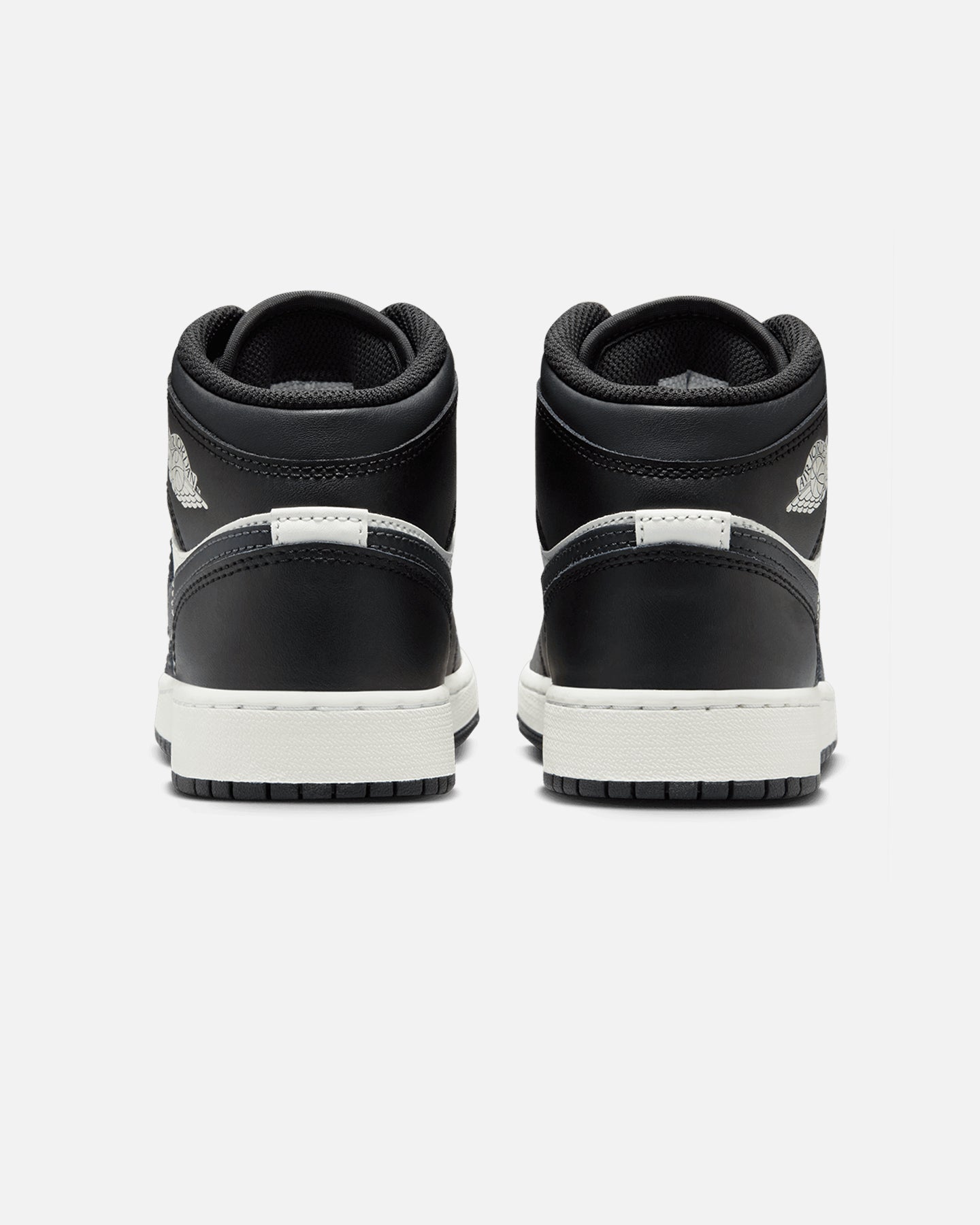 Jordan Kids' Air Jordan 1 Mid (GS) Black/White、mySite、zt4zffjzw
