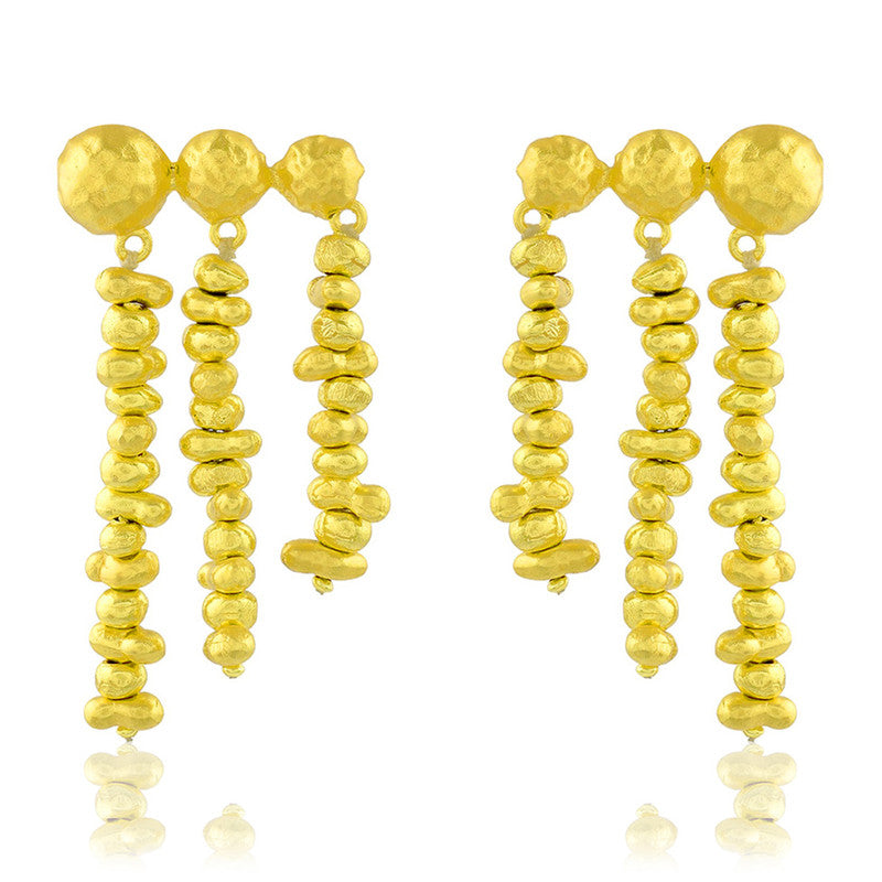 Molten Drop Earrings | 14K Gold Plated、mySite、camillekostekn