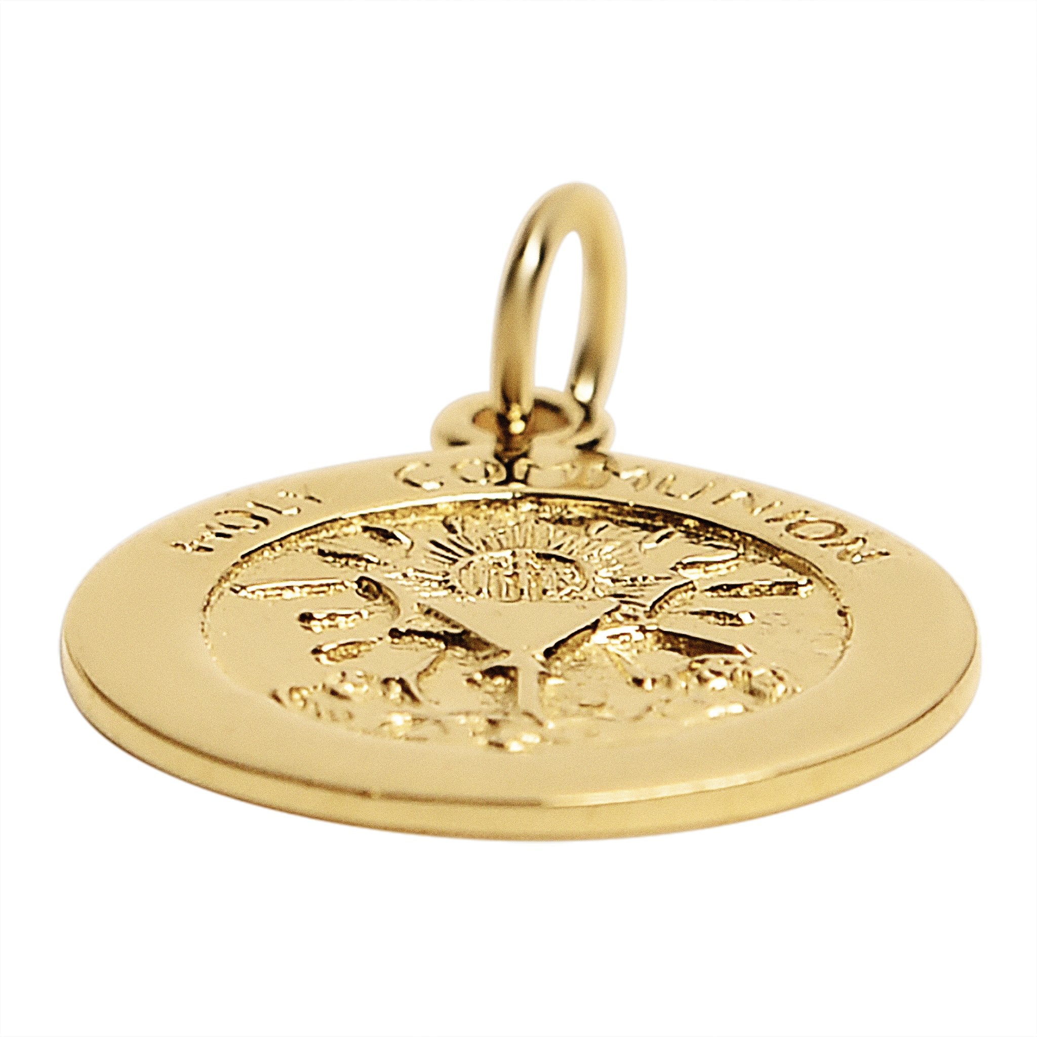 Sterling Silver 18K Gold PVD Coated Holy Communion Pendant / SSP0182、mySite、dreamappss