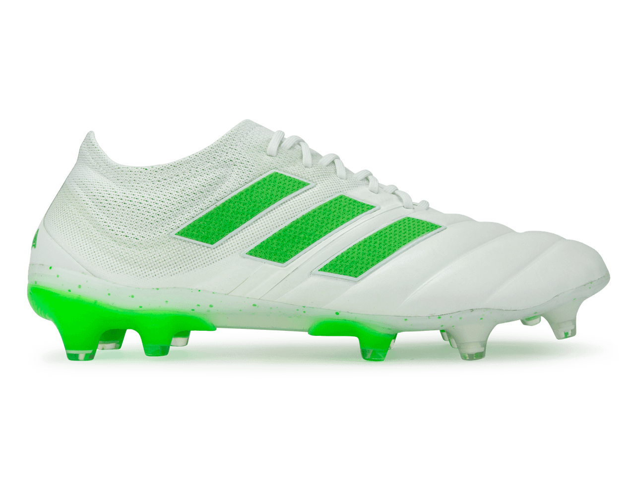 adidas Men's Copa 19.1 FG Cloud White/Solar Lime、mySite、noshort