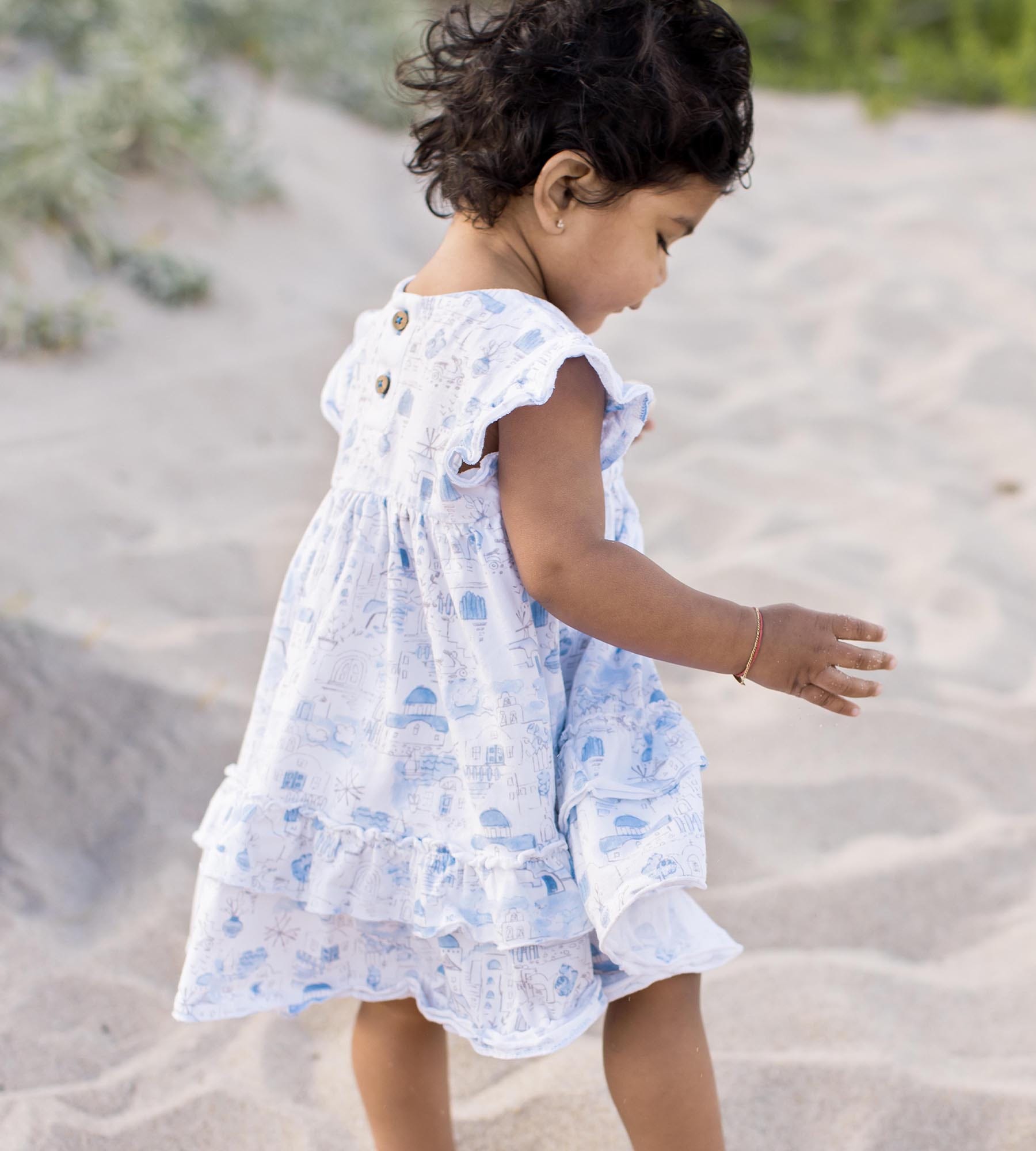  Santorini Organic Cotton Girl Dress、mySite、layawaytickets