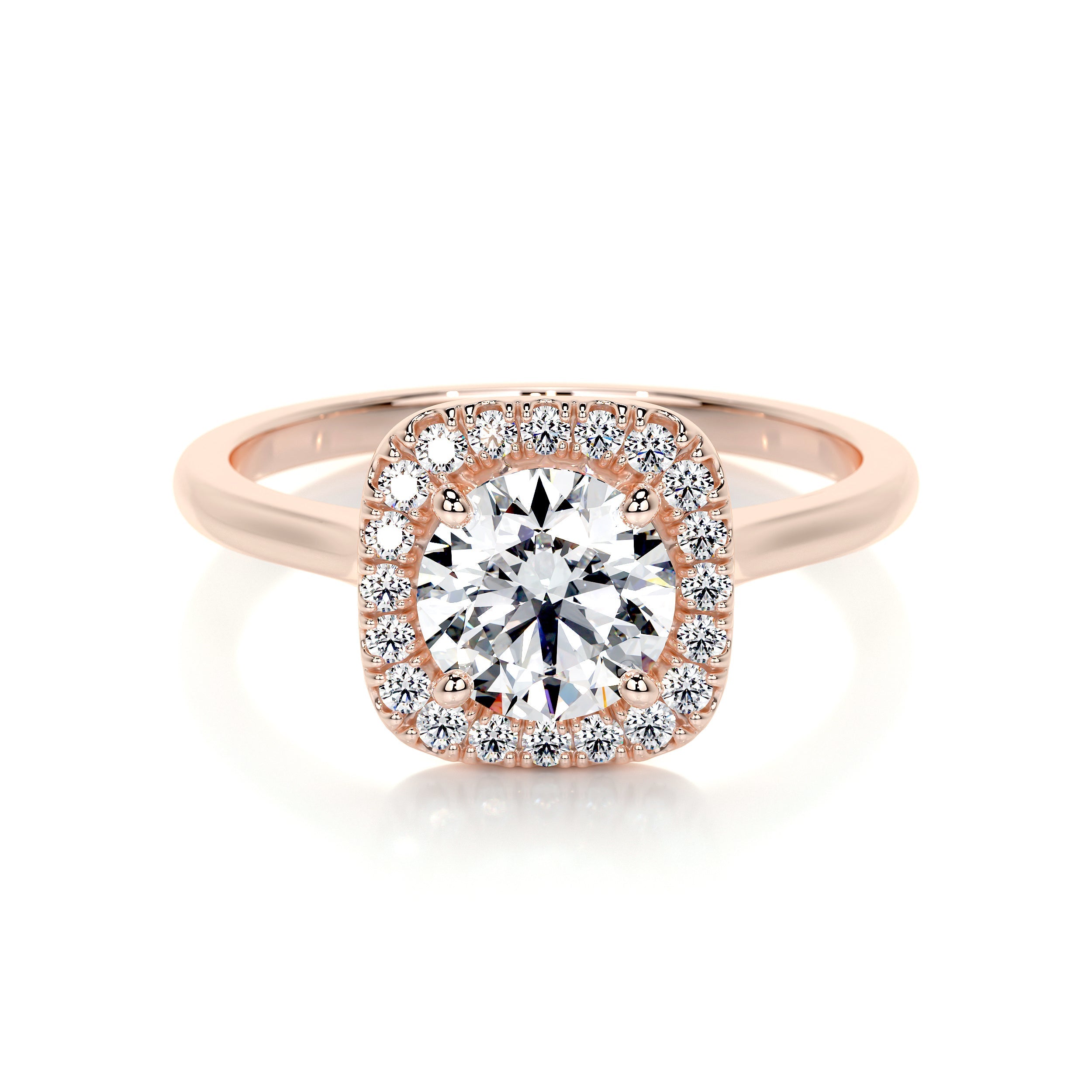 Claudine Lab Grown Diamond Ring -14K Rose Gold、mySite、hinf8tx79