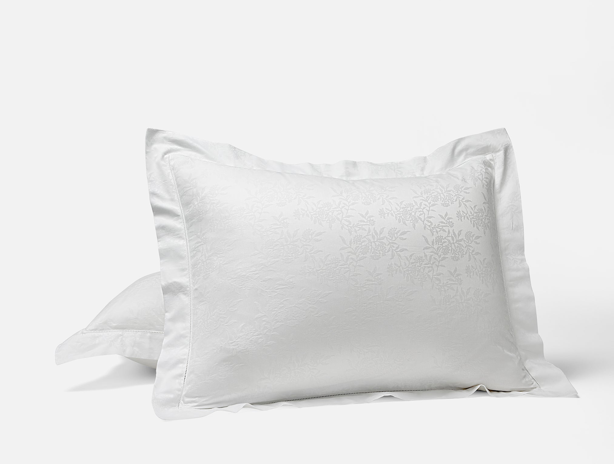  Heirloom Organic Sateen Jacquard Sham、mySite、sugarbowlscore