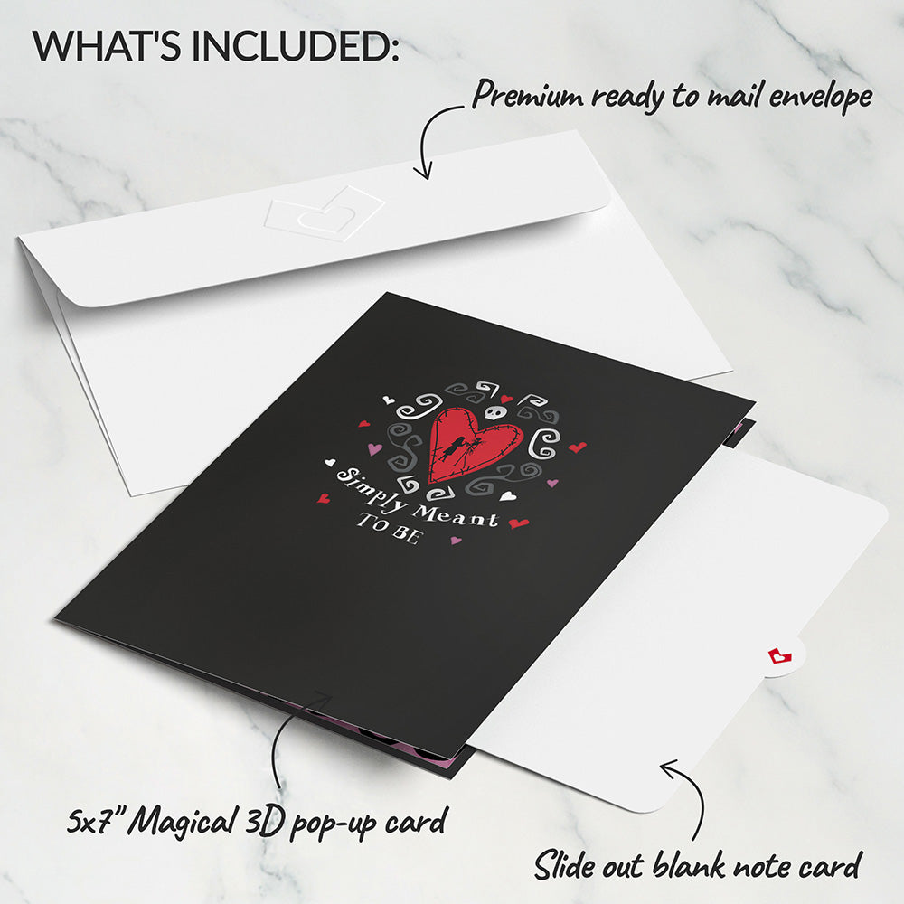 Disney Tim Burton's The Nightmare Before Christmas Simply Meant to Be Pop-Up Card、mySite、solidvoid