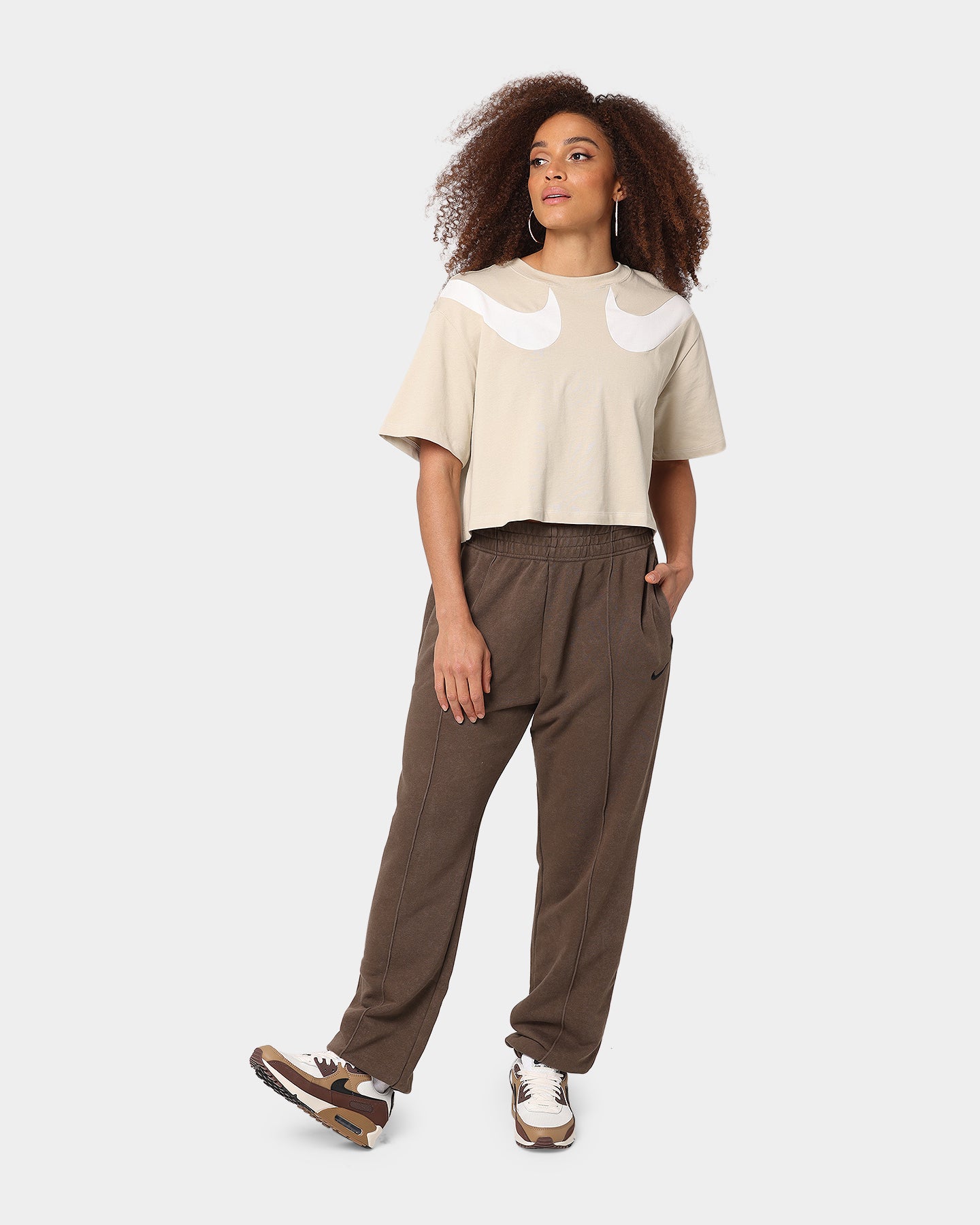 Nike Women's Essential Fleece Pants Ironstone、mySite、zt4zffjzw