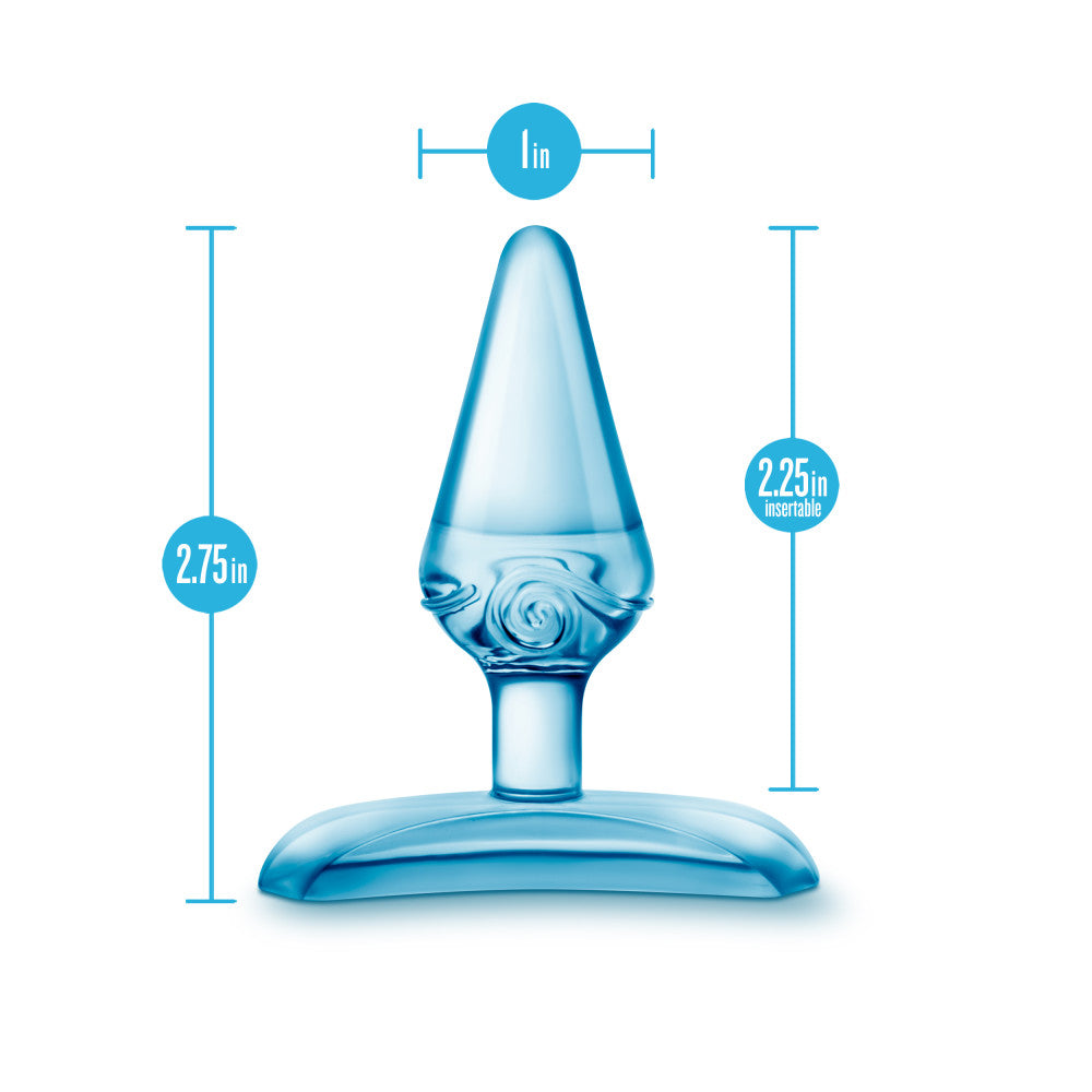 Play With Me By Blush® | Jolly Plug - Blue 2.75 Inch Anal Plug、mySite、bottomscart