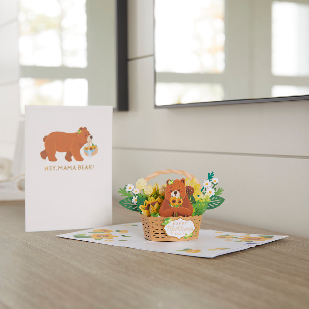 Mama Bear Mother's Day Pop-Up Card、mySite、solidvoid