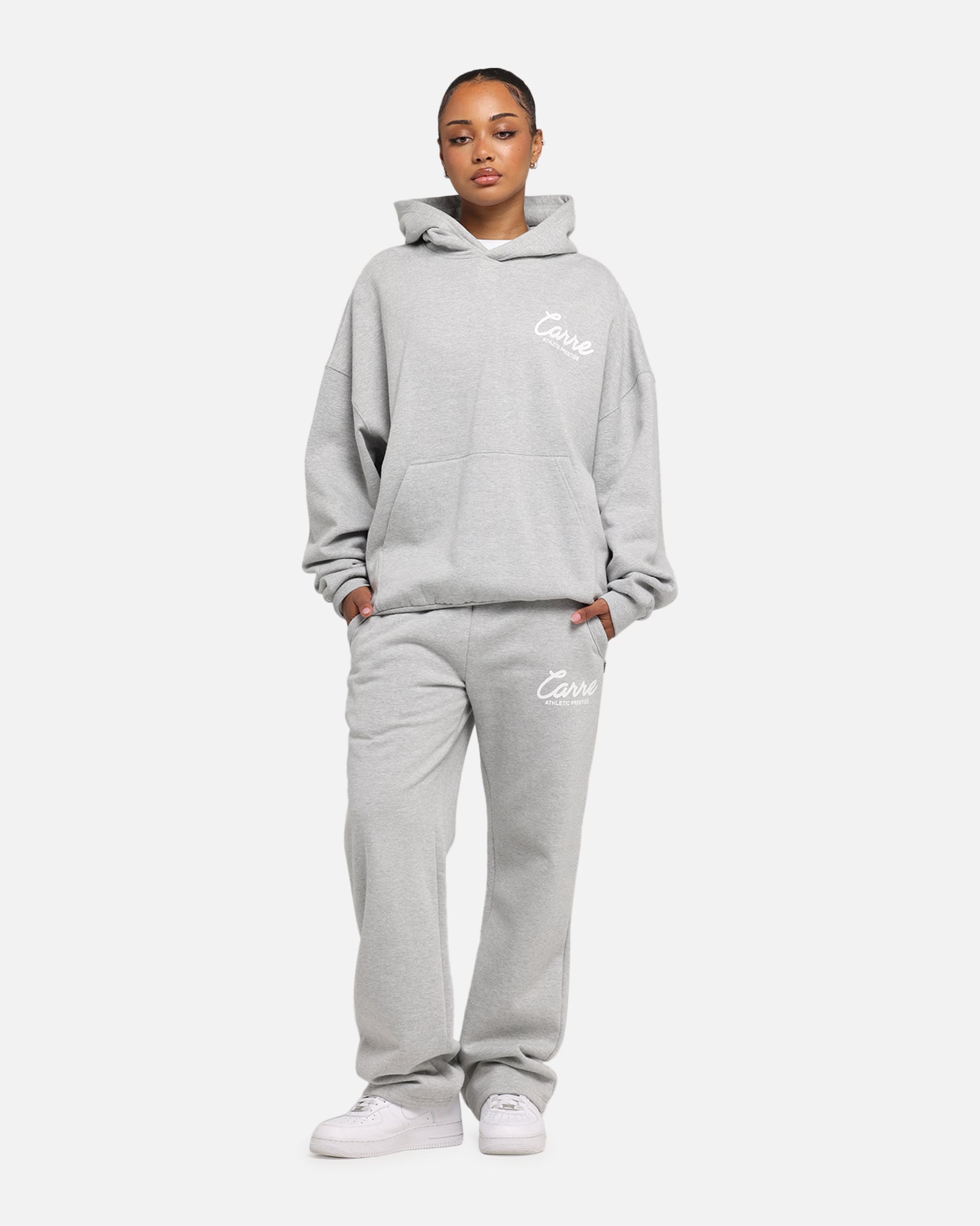 Carre Prestige Script Sweatpants Grey Marle、mySite、zt4zffjzw