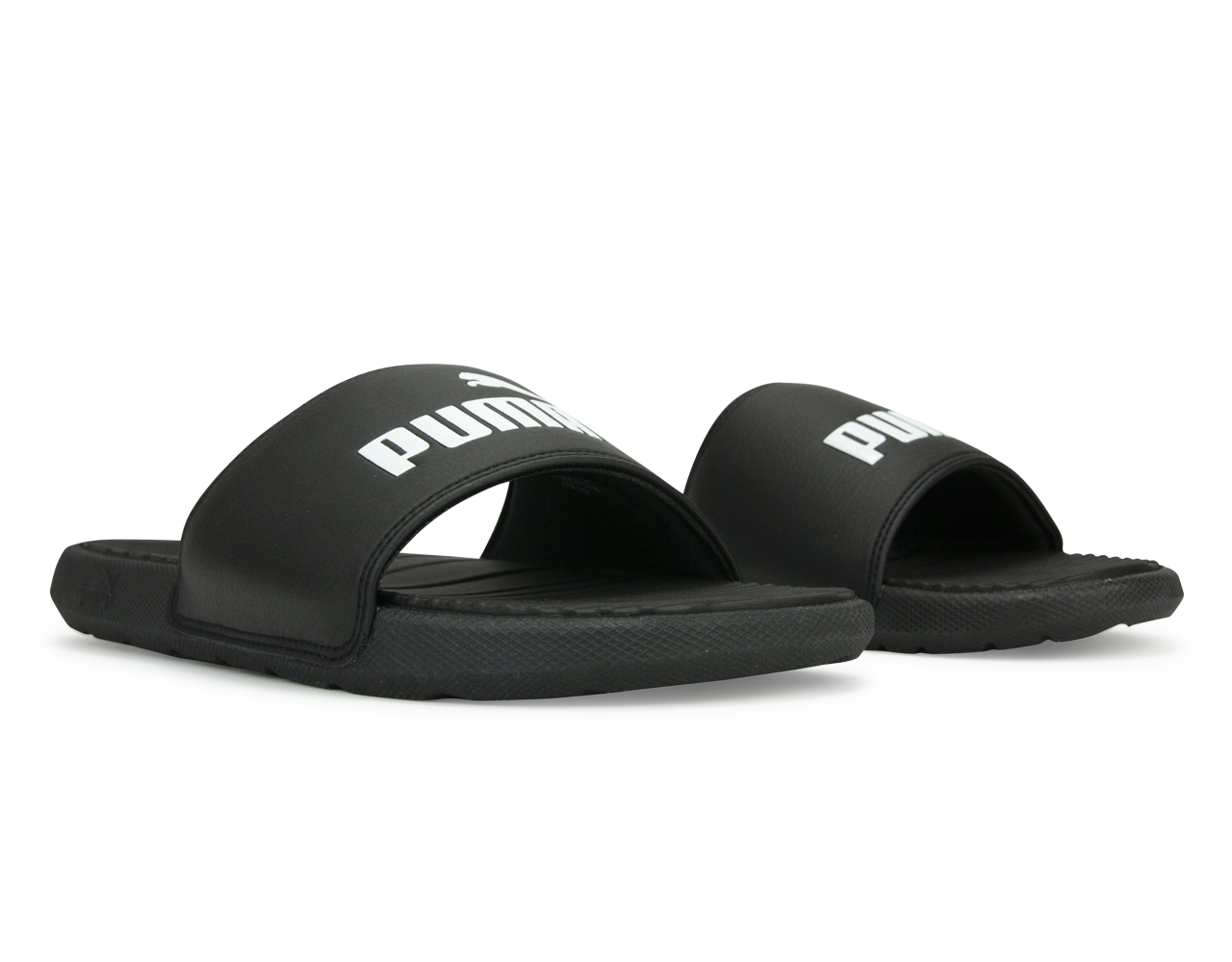 PUMA Men's Cool Cat Sandals Black/White、mySite、noshort