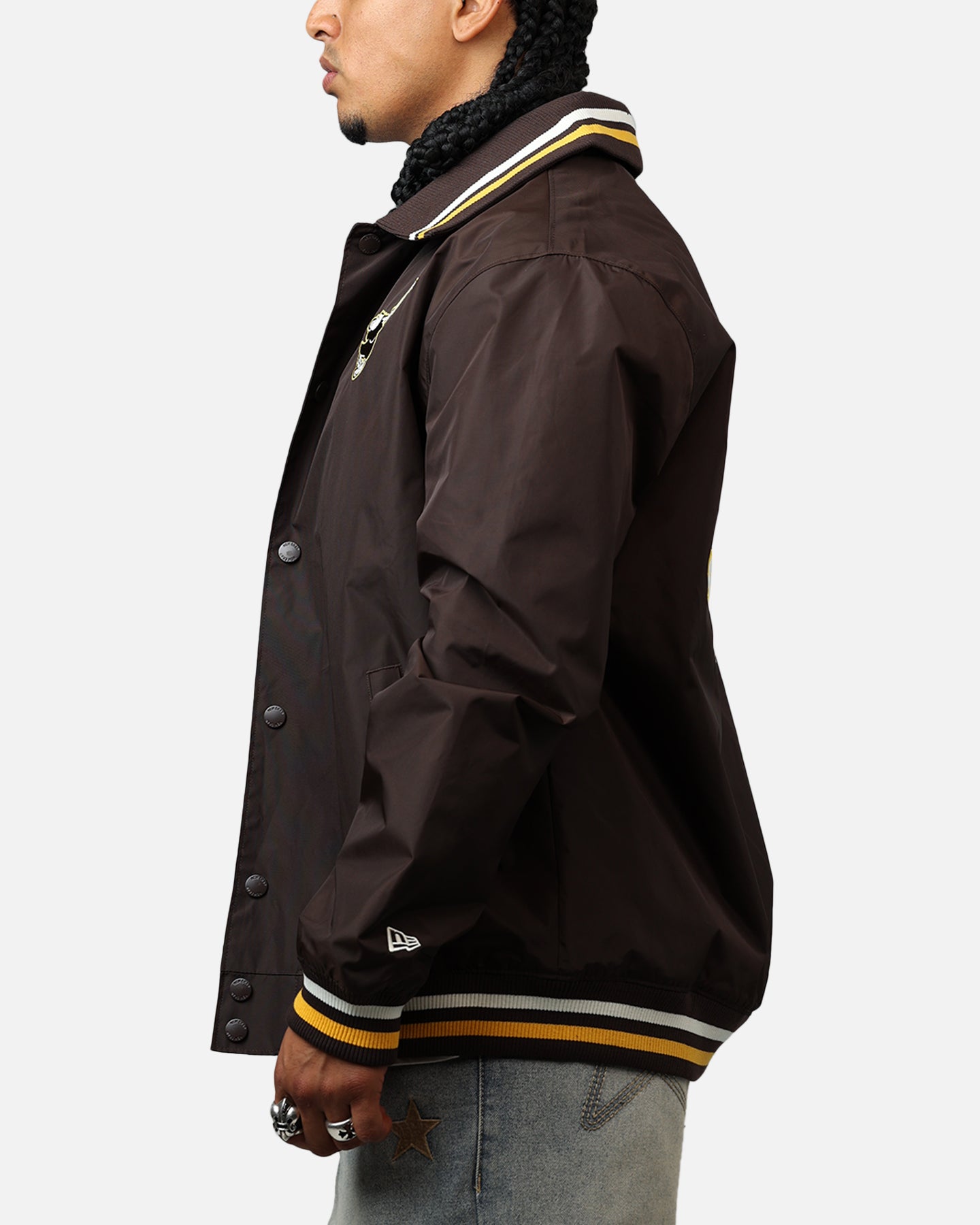 New Era San Diego Padres Throwback Jacket Brown、mySite、zt4zffjzw