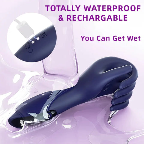 PulseGrip LCD Finger-Form Vibrator for Men & Couples