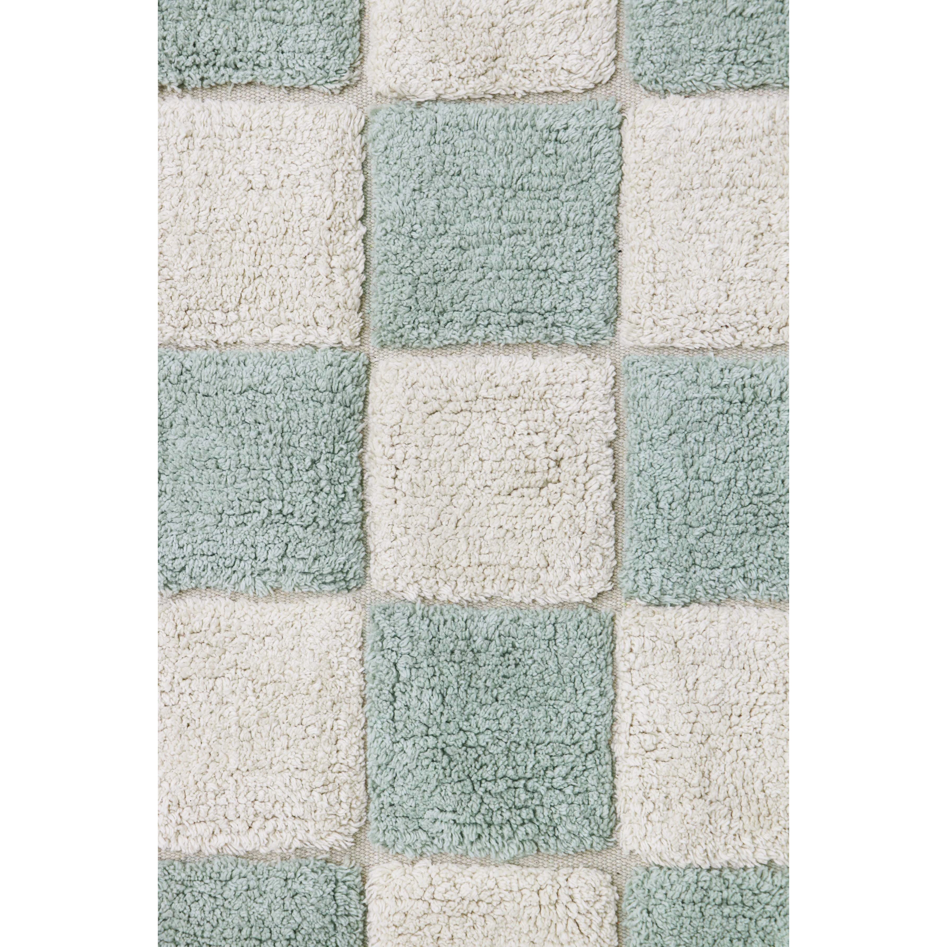 Little Chefs Kitchen Tiles Blue Sage Washable Rug、mySite、gigharbornorthrealestate