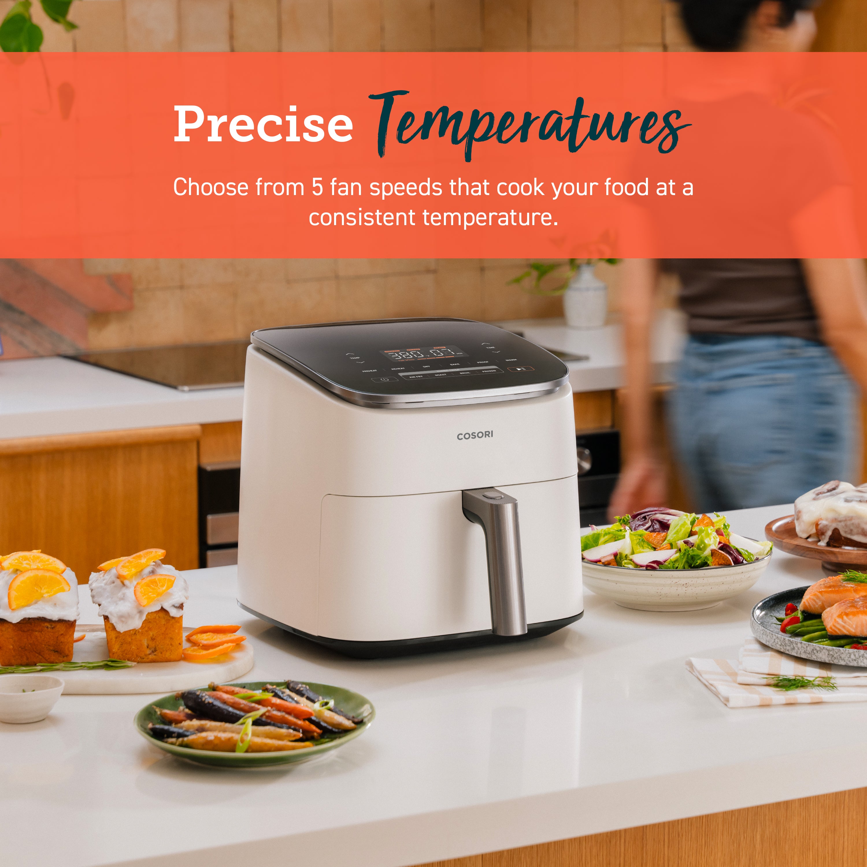 TurboBlaze™ 6.0-Quart Smart Air Fryer - Cream、mySite、fannypackpong