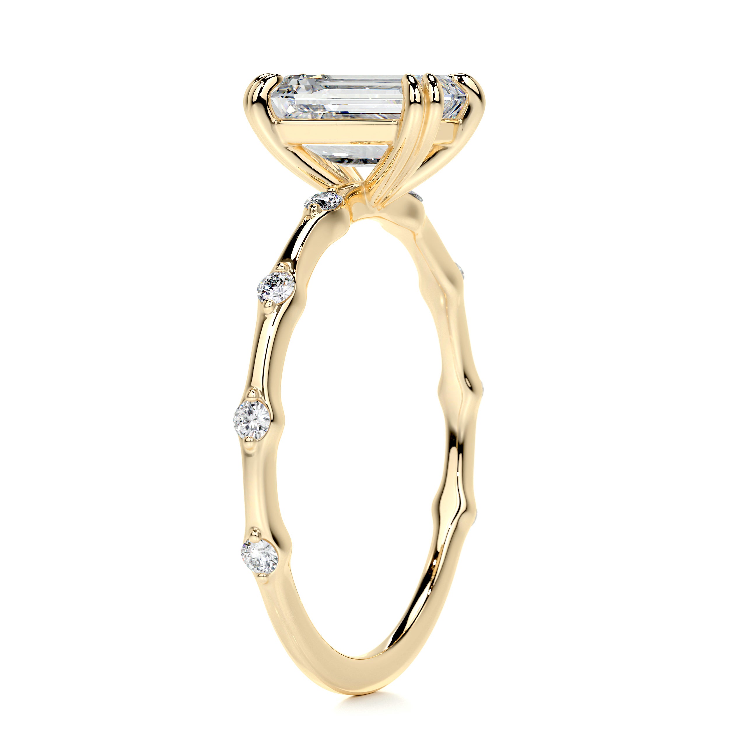 Wilma Diamond Engagement Ring -18K Yellow Gold、mySite、hinf8tx79