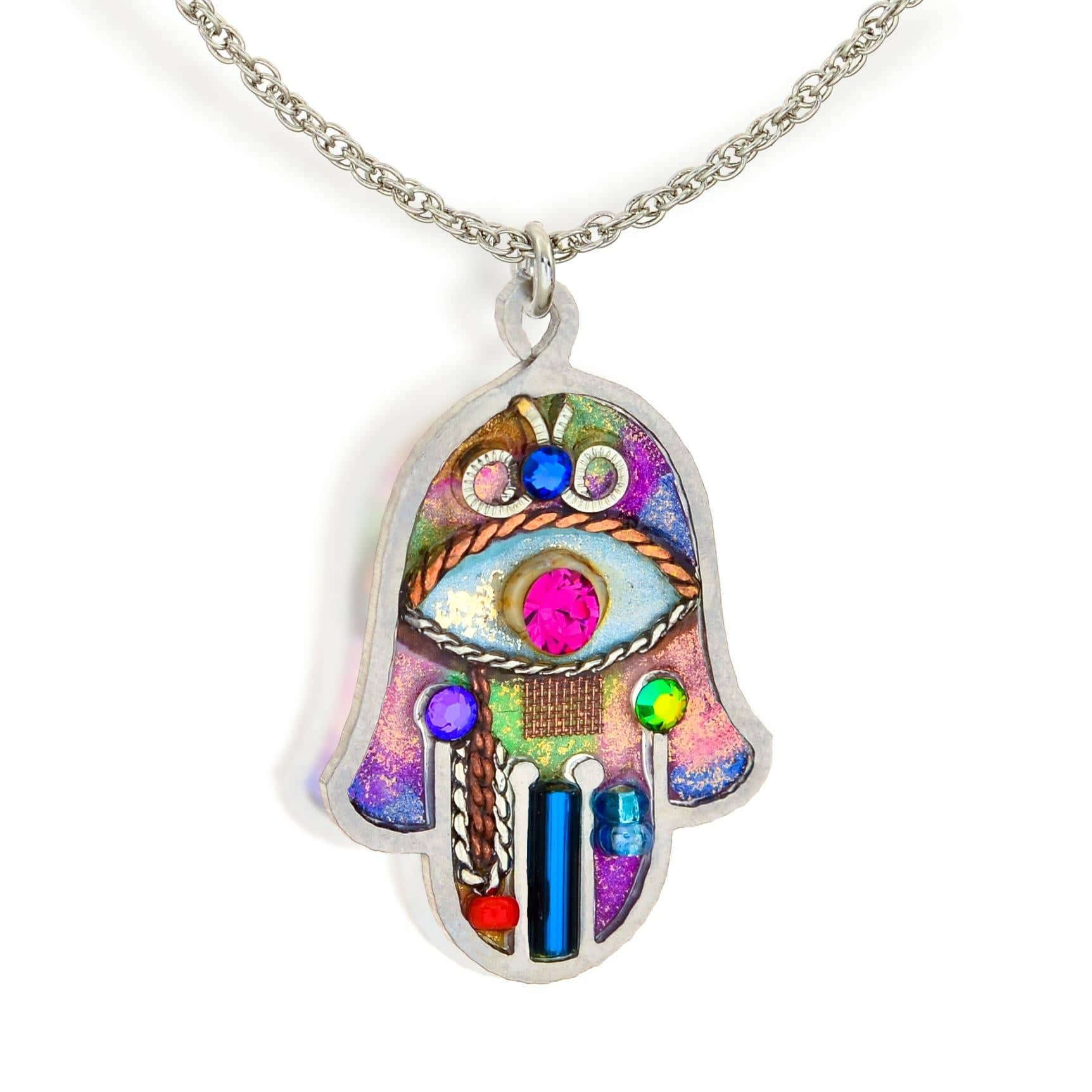 Seeka Pink Hamsa Necklace、mySite、topwebapps